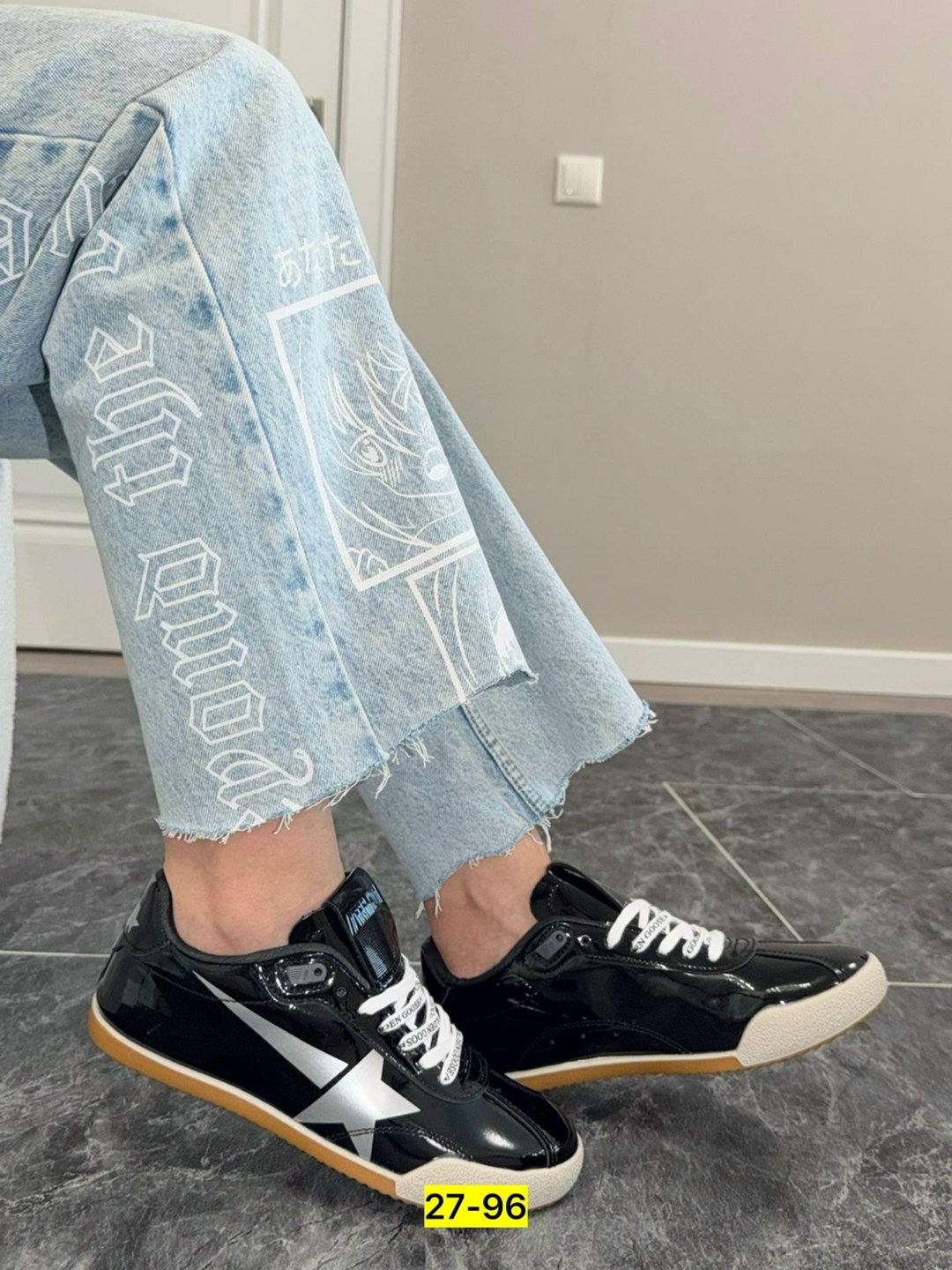 кроссовки golden goose,,кеды golden goose,лакированные кроссовки,кроссовки со звездами
