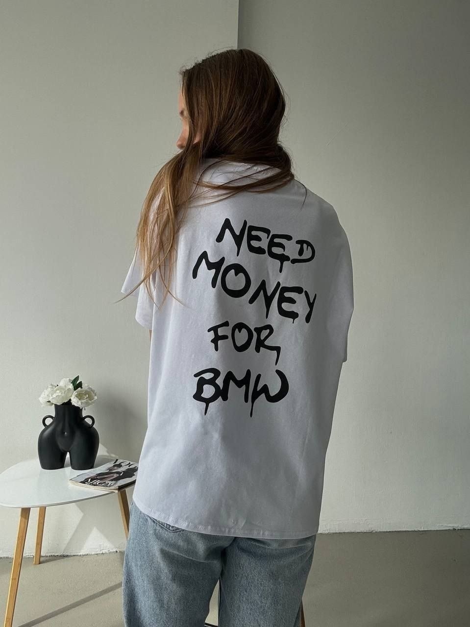 футболка оверсайз с принтом need money for porshe,футболка need money for porsche,футболка с принтом need money for porsche,need money for porsche