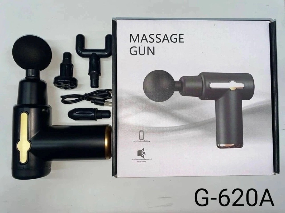 massage gun серый перкуссионный пистолет массажер для мышц,ударный массажер 4 насадки massage gun,перкуссионный массажер для тела электрический virg mini massage gun,ударной массажер,мини перкуссионны