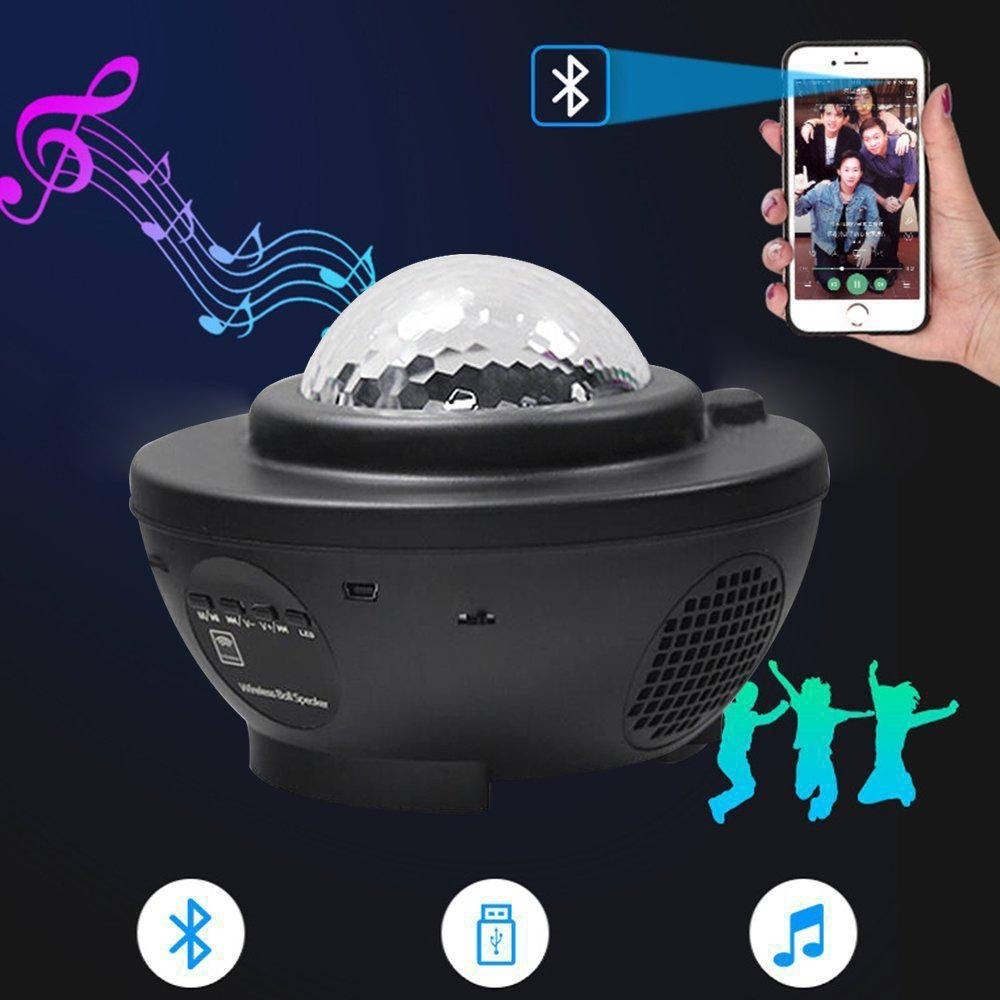 проектор звёздного неба с bluetooth динамиком, пультом управления, 21,звездный проектор,светильник проектор звездного неба tondashop starry projector light,проектор звезд,светильник проектор звёздного
