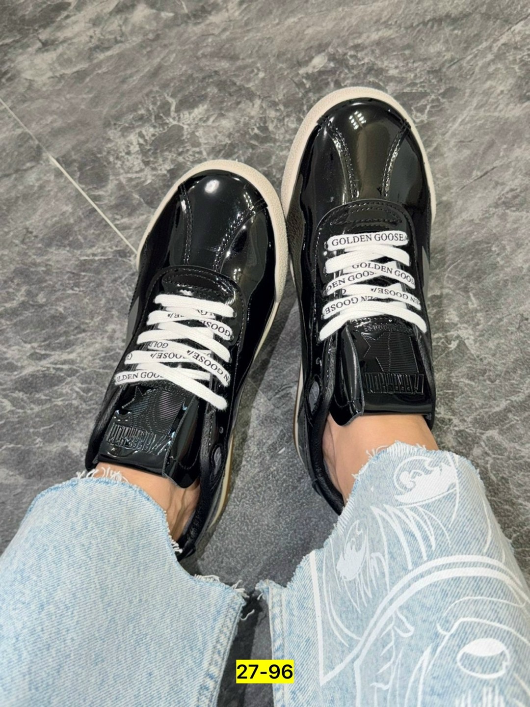 кроссовки golden goose,,кеды golden goose,лакированные кроссовки,кроссовки со звездами