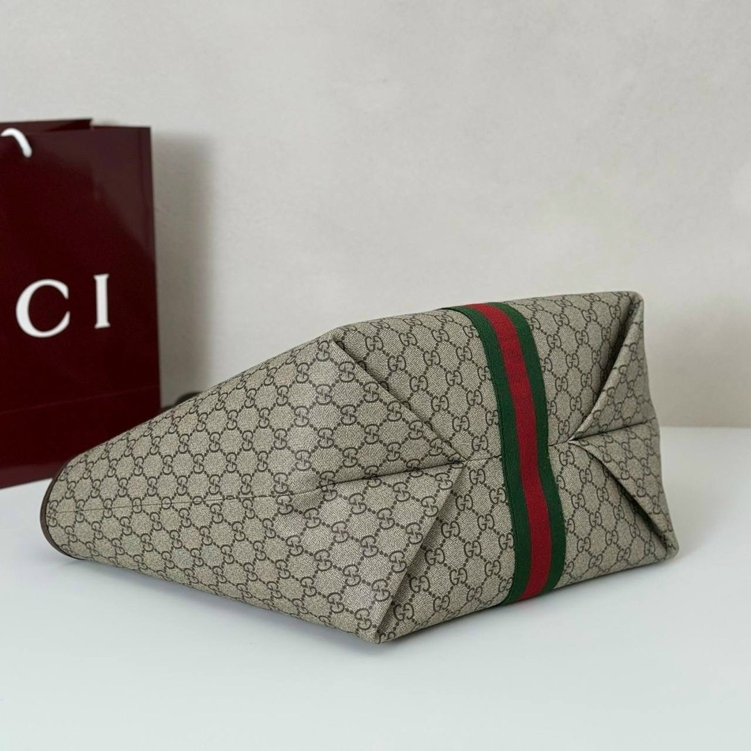сумка-шоппер gucci ophidia gg medium,сумка gucci,женская сумка gucci,женская сумка большой вместимости gucci ophidia tote 38cm,сумка тоут gucci