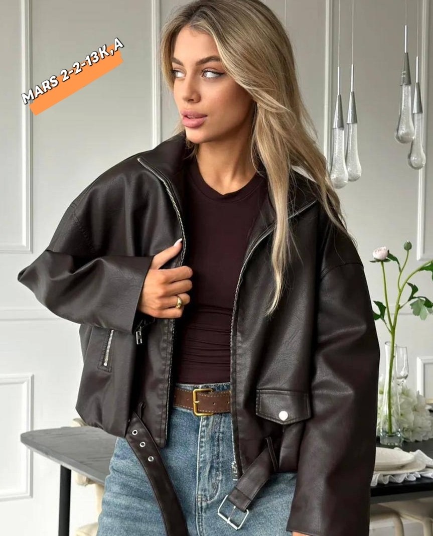 стильная куртка,куртка бомбер,косуха oversize,кожаная куртка,косуха кожаная оверсайз