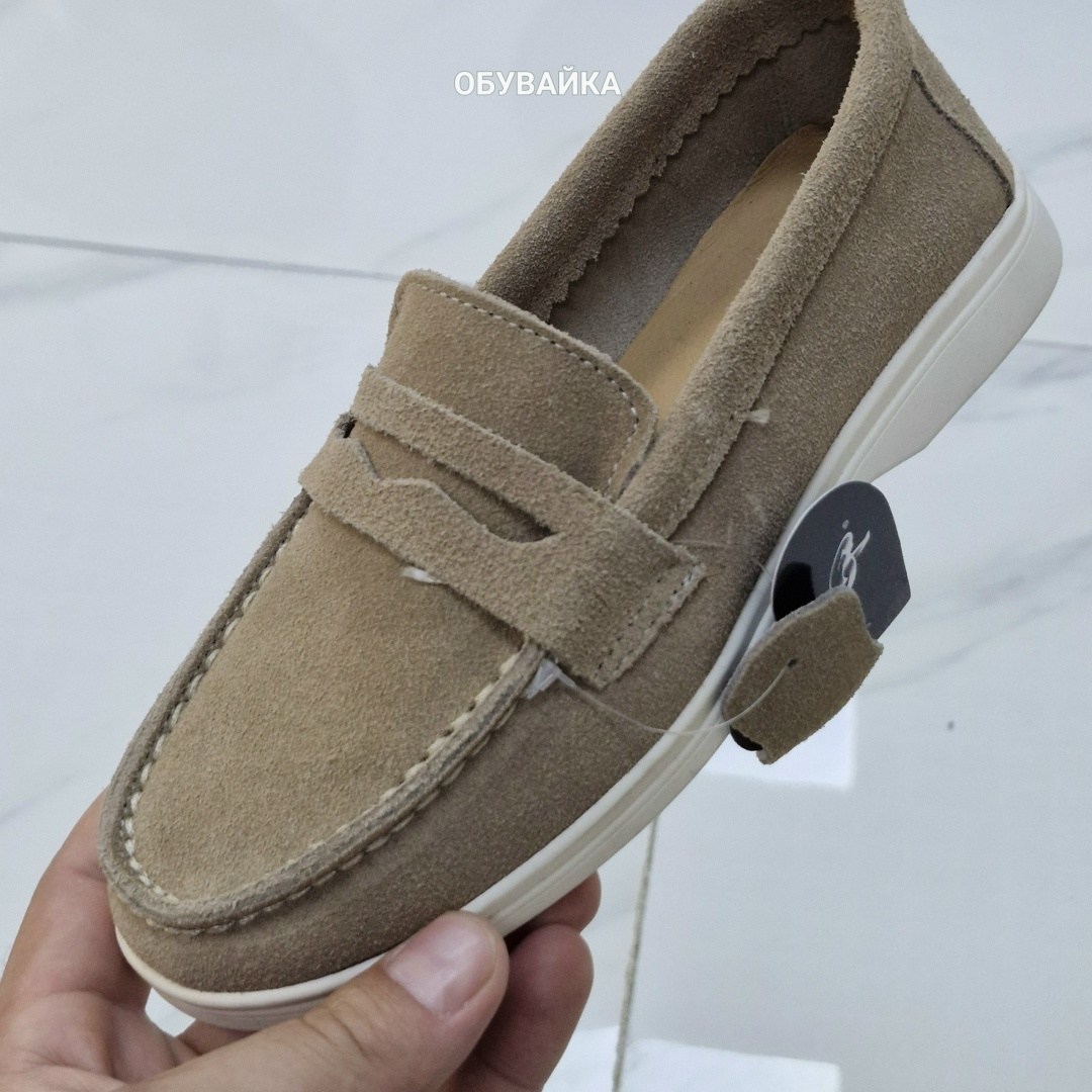 лоферы из натуральной замши loro piana premium shoes,,мокасины,лоферы женские туфли из натуральной замши,лоферы из натуральной замши loro piana
