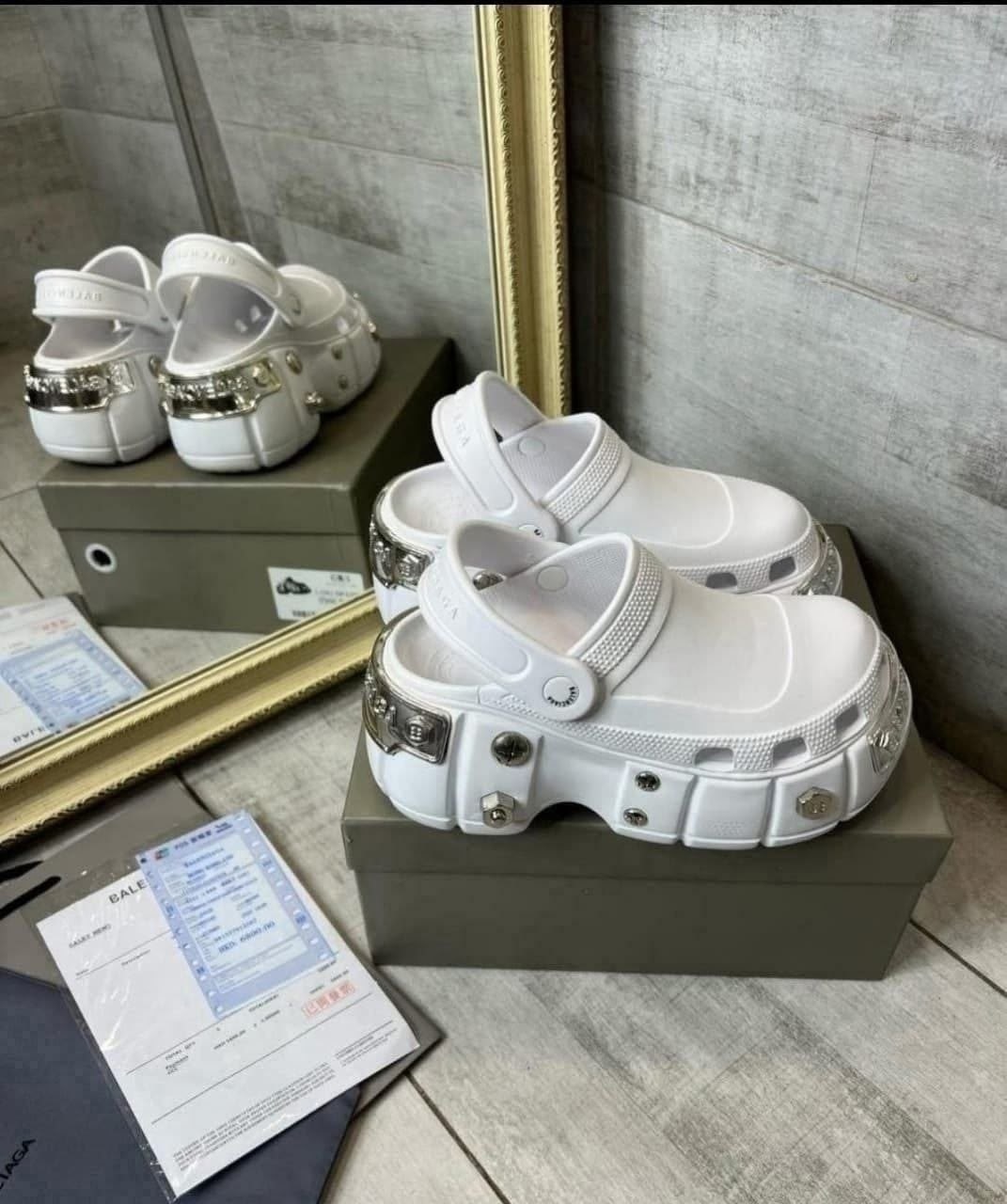 сабо balenciaga,кроксы баленсиага,сабо баленсиага кроксы, женская,