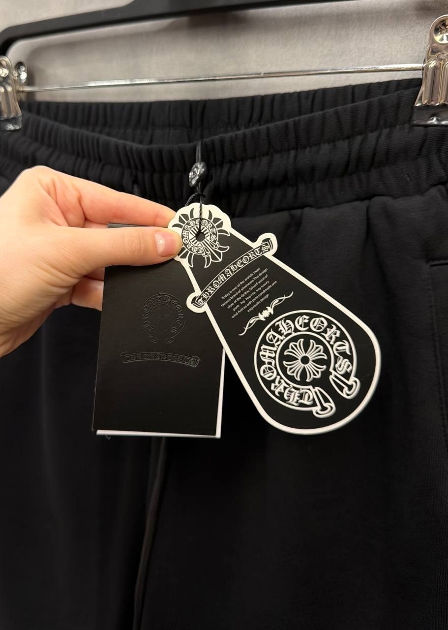 шорты chrome hearts,шорты черные,шорты повседневные,шорты мужские,шорты филипп плейн мужские