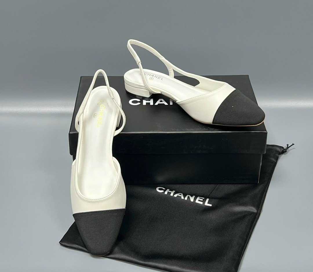 босоножки chanel,туфли chanel,туфли chanel slingback,туфли шанель,