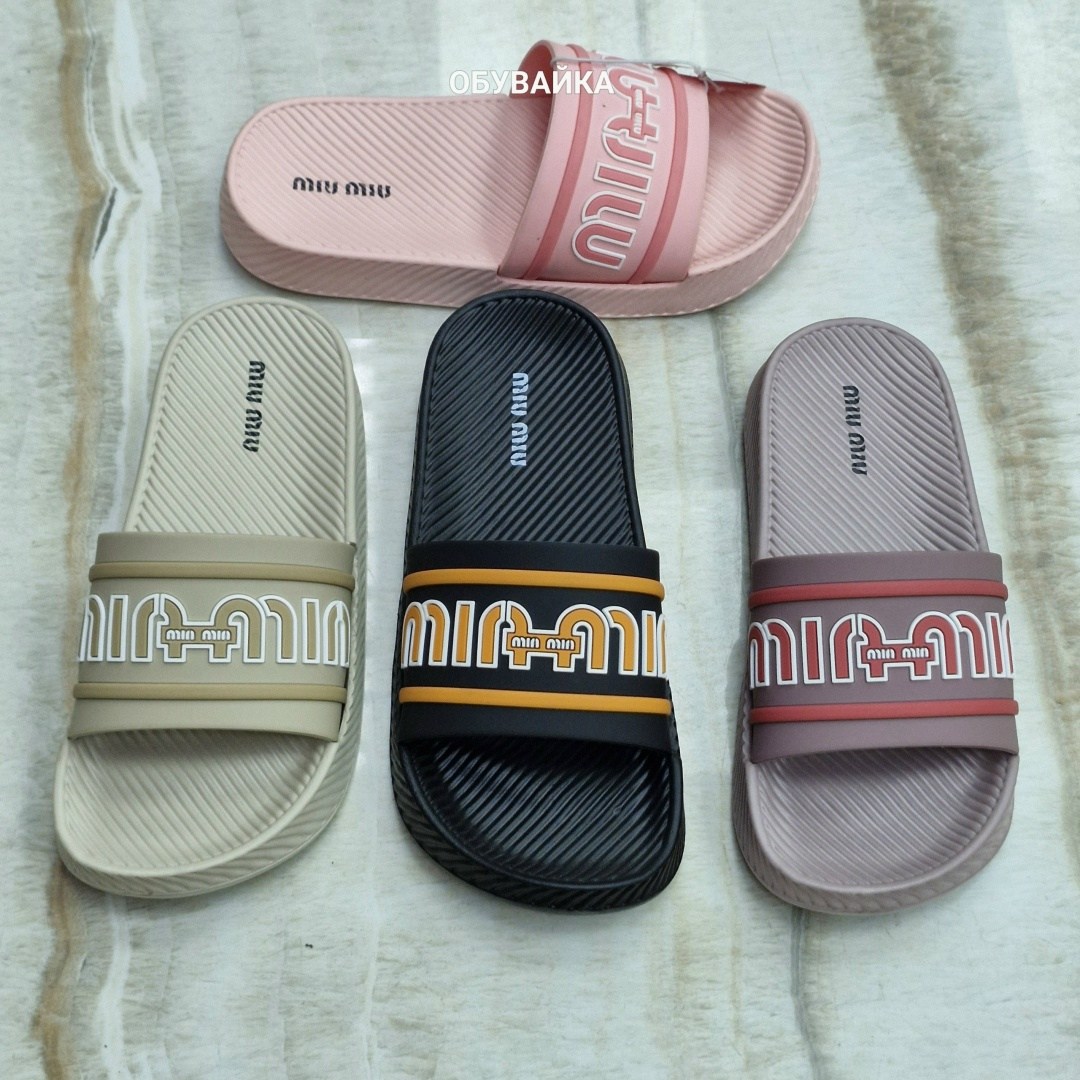 шлепанцы miu miu,женские шлепанцы,,шлепанцы модные,шлепки женские