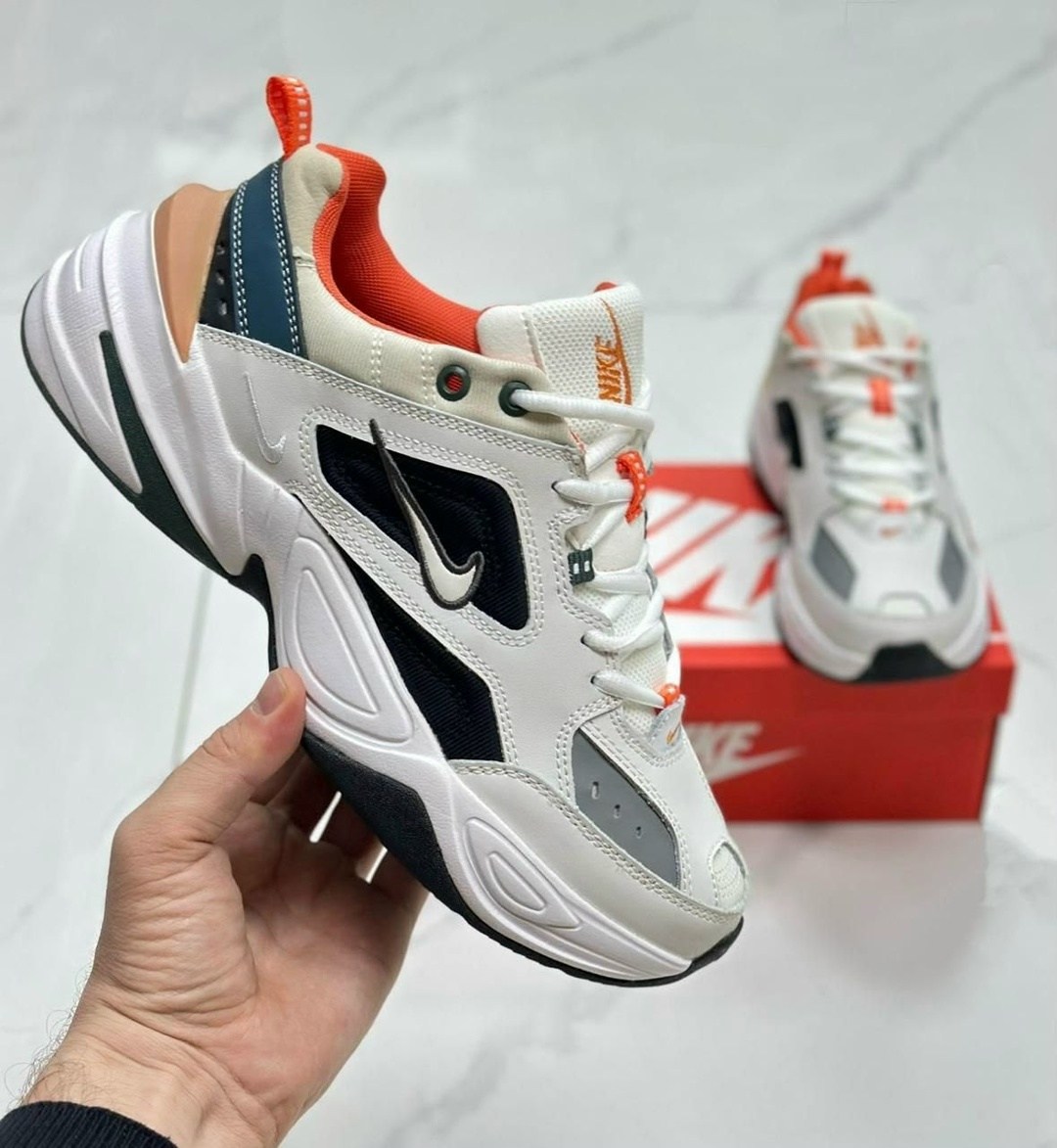кроссовки nike m 2 k tekno,nike m 2 k tekno,nike m2k tekno light bone,nike tekno,nike m2k tekno light bone turf orange