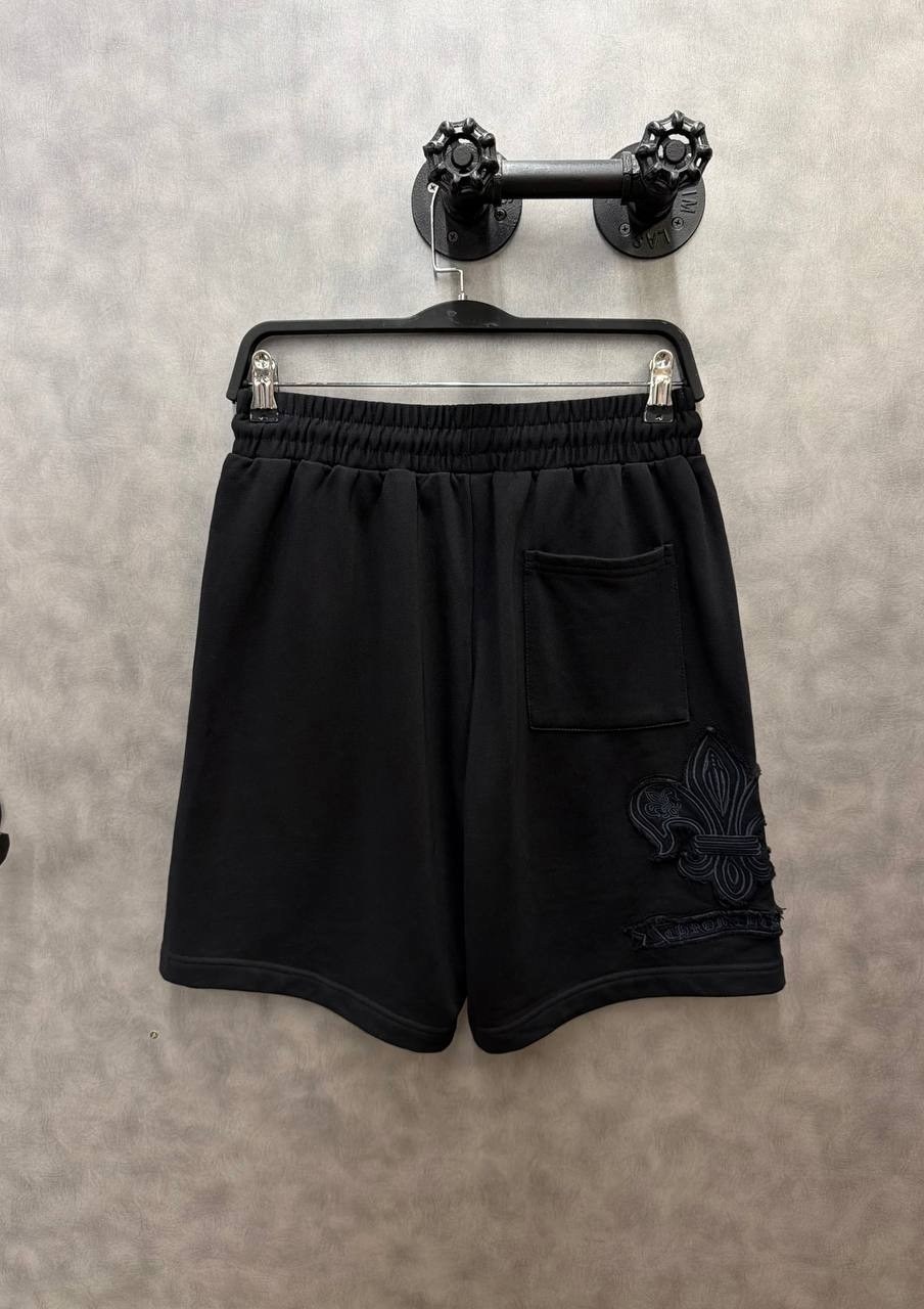 шорты chrome hearts,шорты черные,шорты повседневные,шорты мужские,шорты филипп плейн мужские