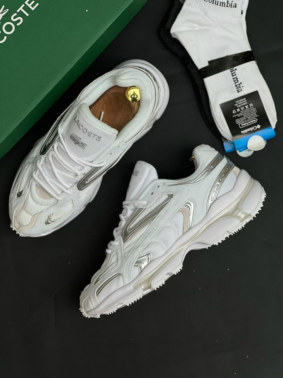 кроссовки lacoste,lacoste мужские кроссовки,мужские кроссовки 2k24 белого цвета lacoste,кроссовки,женские кроссовки lacoste l003 2k24 цвет белый размер 38 eu