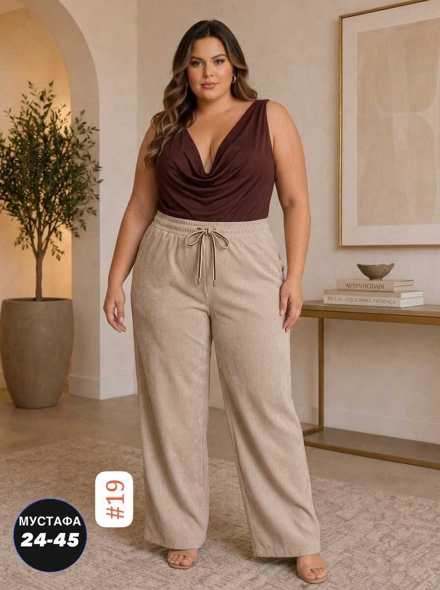 брюки свободные,,lt collection брюки вельветовые брауни (коричневые) б14442-25м,вельветовые женские брюки,брюки вельветовые брауни (коричневые) б14442-25м