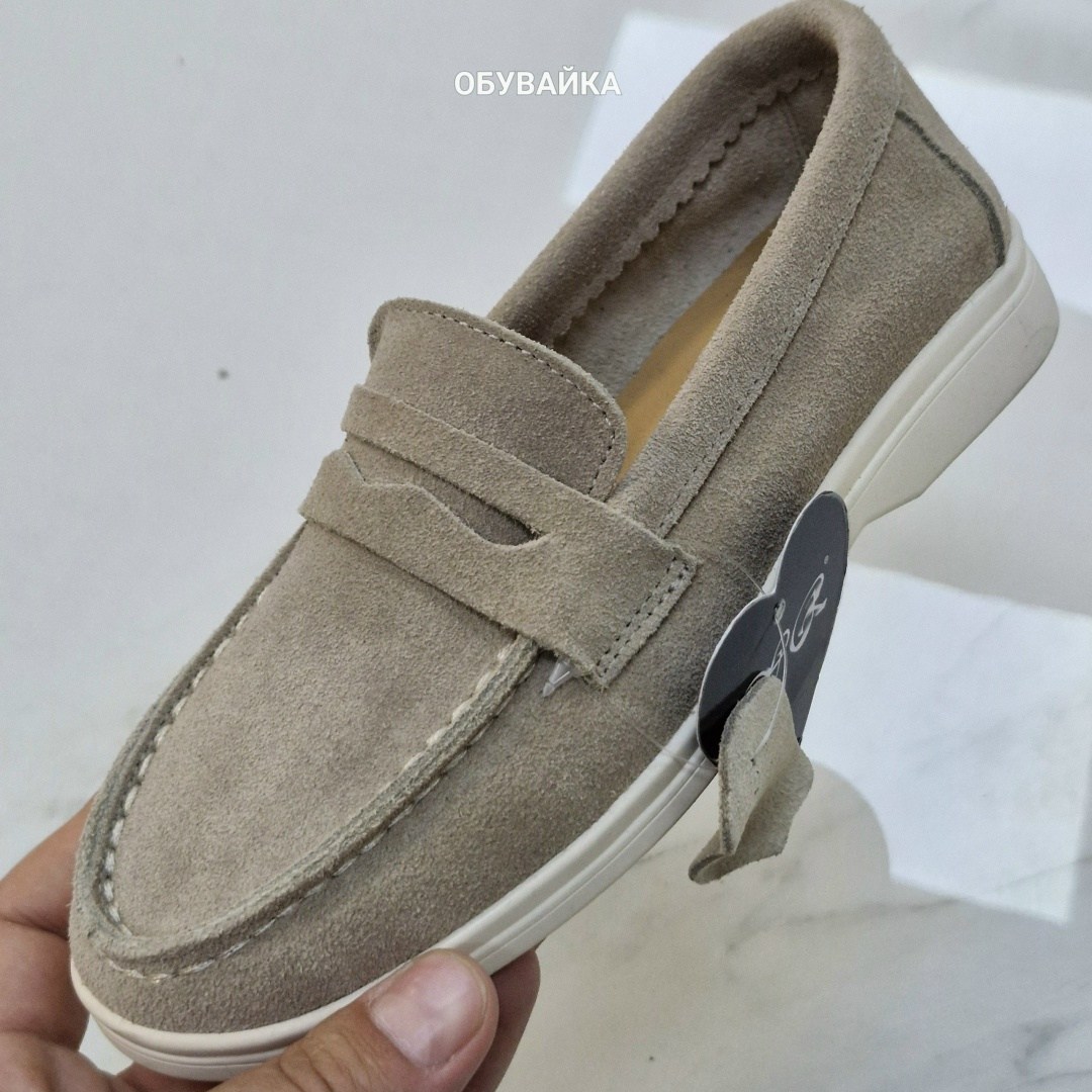 лоферы из натуральной замши loro piana premium shoes,,мокасины,лоферы женские туфли из натуральной замши,лоферы из натуральной замши loro piana