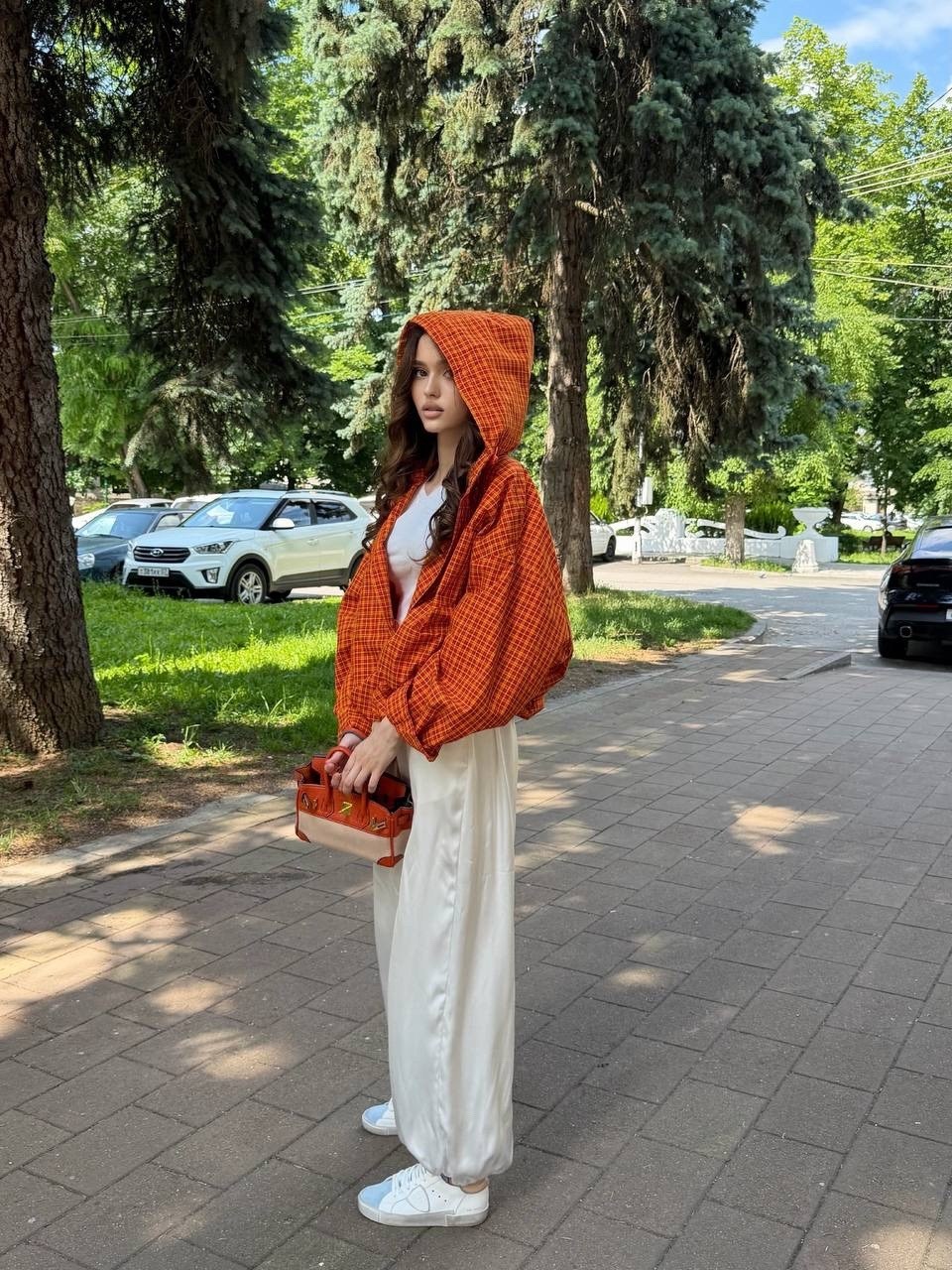 клетчатая рубашка оверсайз,корейская мода,модные наряды,мода стиль