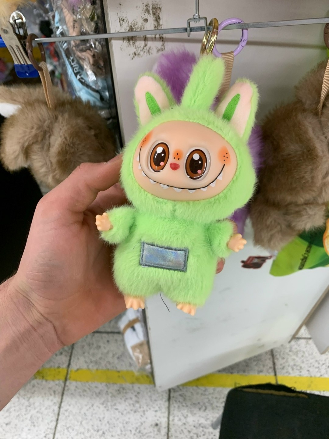 игрушка,лабубу зайка мягкая игрушка брелок,мягкая игрушка,мягкая игрушка монстр лабубу брелок желтый 15 см,игрушка лабуба