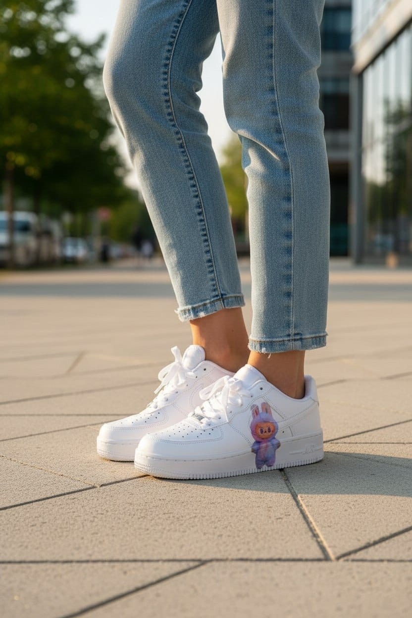 кроссовки женскиe,nike air force 1 custom, женская,кроссовки эко,кроссовки