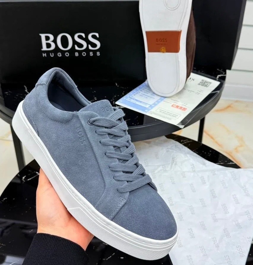 кроссовки boss,кеды boss,кроссовка мужской,замшевые кроссовки,