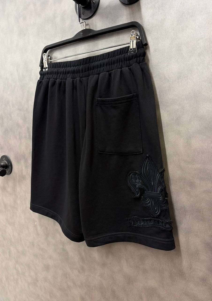 шорты chrome hearts,шорты черные,шорты повседневные,шорты мужские,шорты филипп плейн мужские