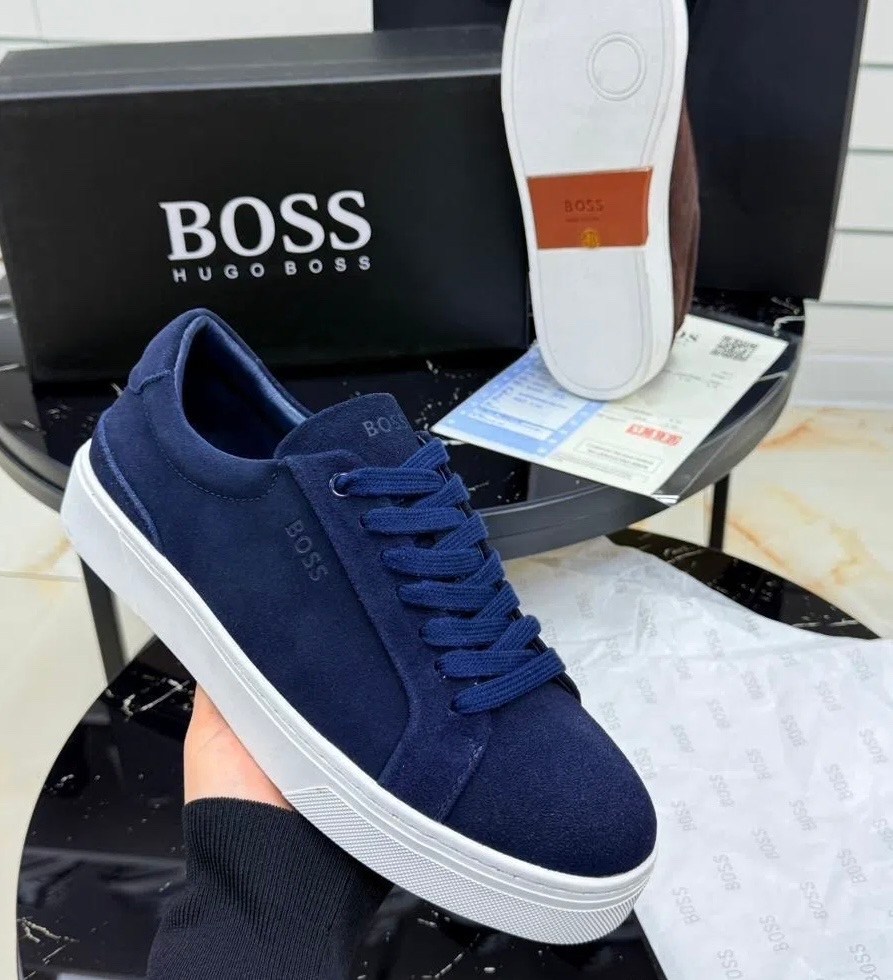 кроссовки boss,кеды boss,кроссовка мужской,замшевые кроссовки,
