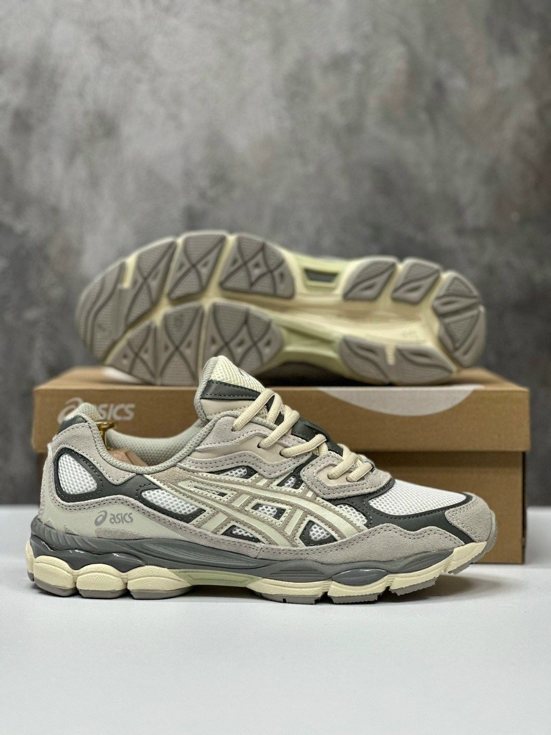 кроссовки asics gel-nyc oyster grey,кроссовки asics,кроссовки asics gel nyc,кроссовки asics gel,мужские кроссовки asics