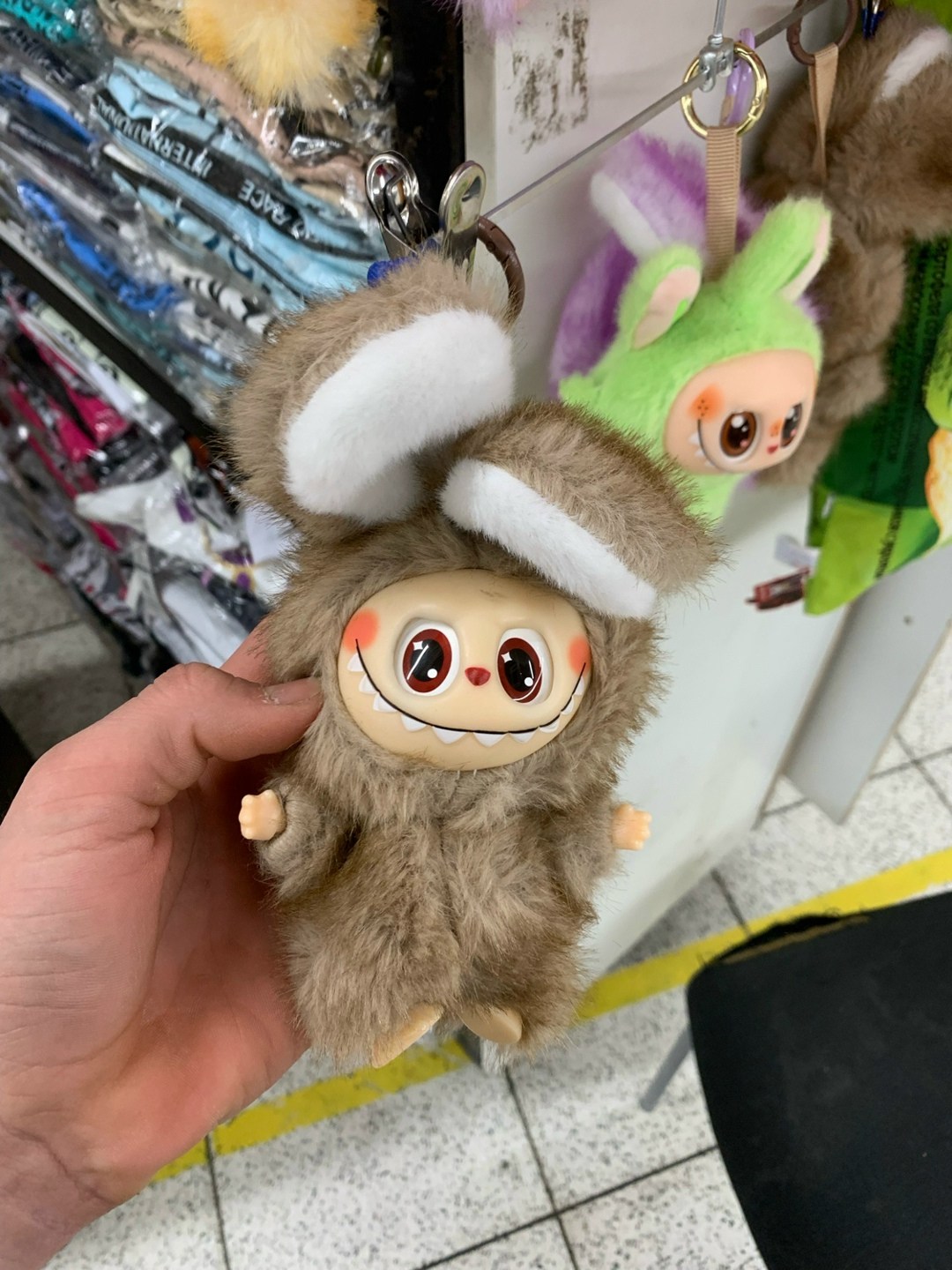 игрушка,лабубу зайка мягкая игрушка брелок,мягкая игрушка,мягкая игрушка монстр лабубу брелок желтый 15 см,игрушка лабуба