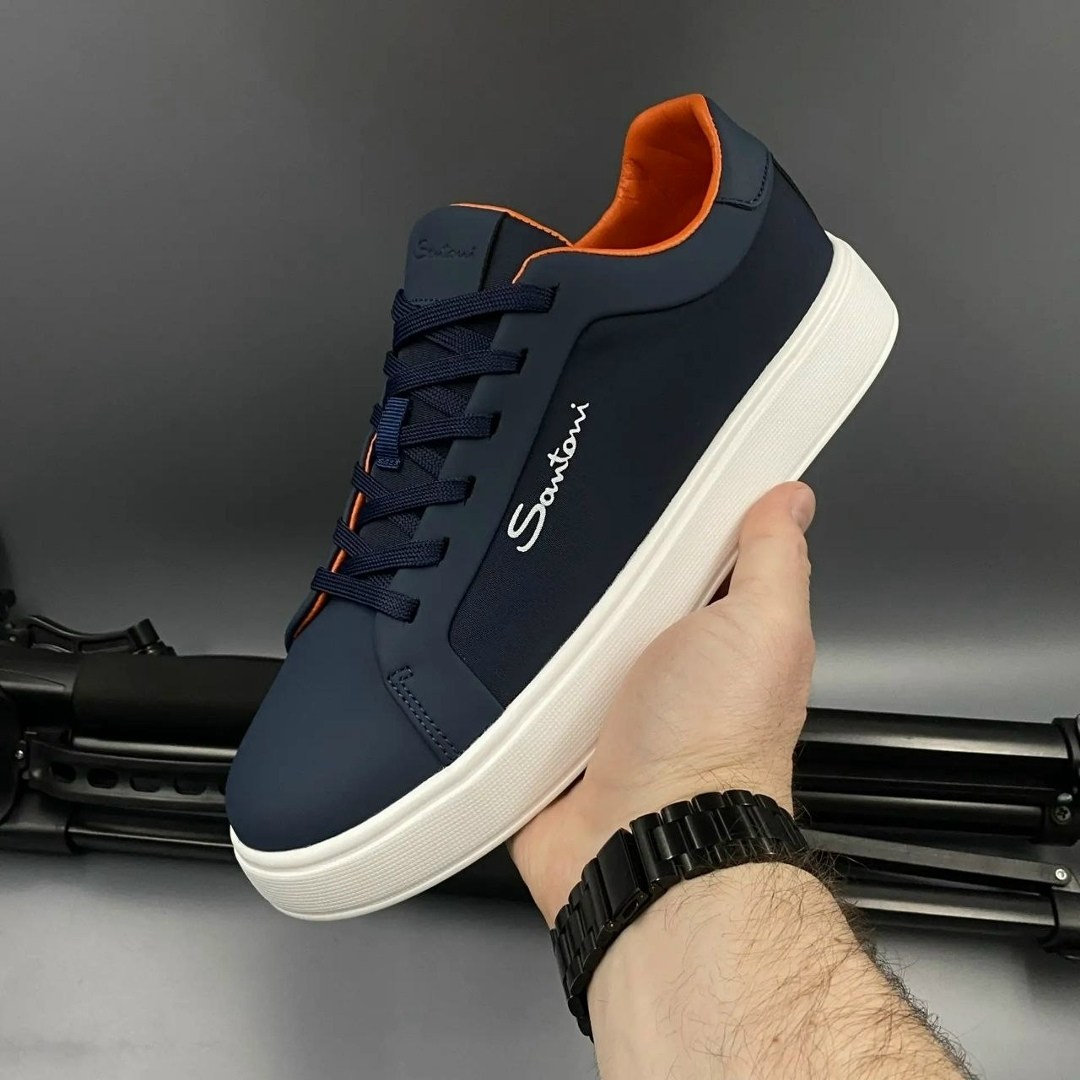 ,кроссовки santoni,кеды santoni мужские, мужская,кеды мужские