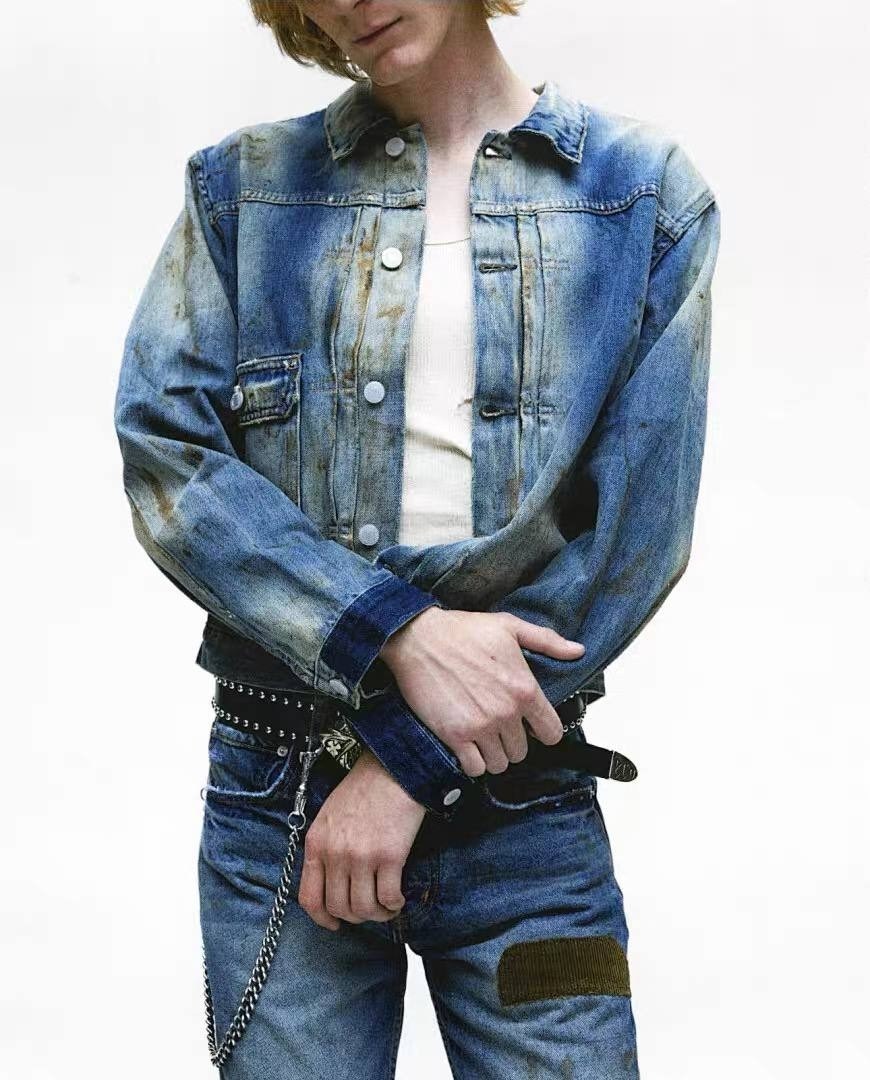 куртка джинсовая,мужская джинсовая куртка,куртка джинсовая maison margiela,denim jacket,мужская мода