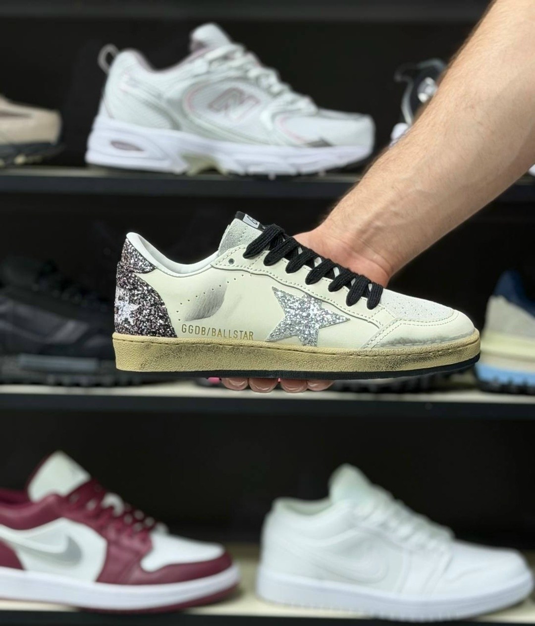 кроссовки golden goose,кроссовки golden goose ball star,кеды golden goose,golden goose кеды hi star на платформе черный,golden goose ball star