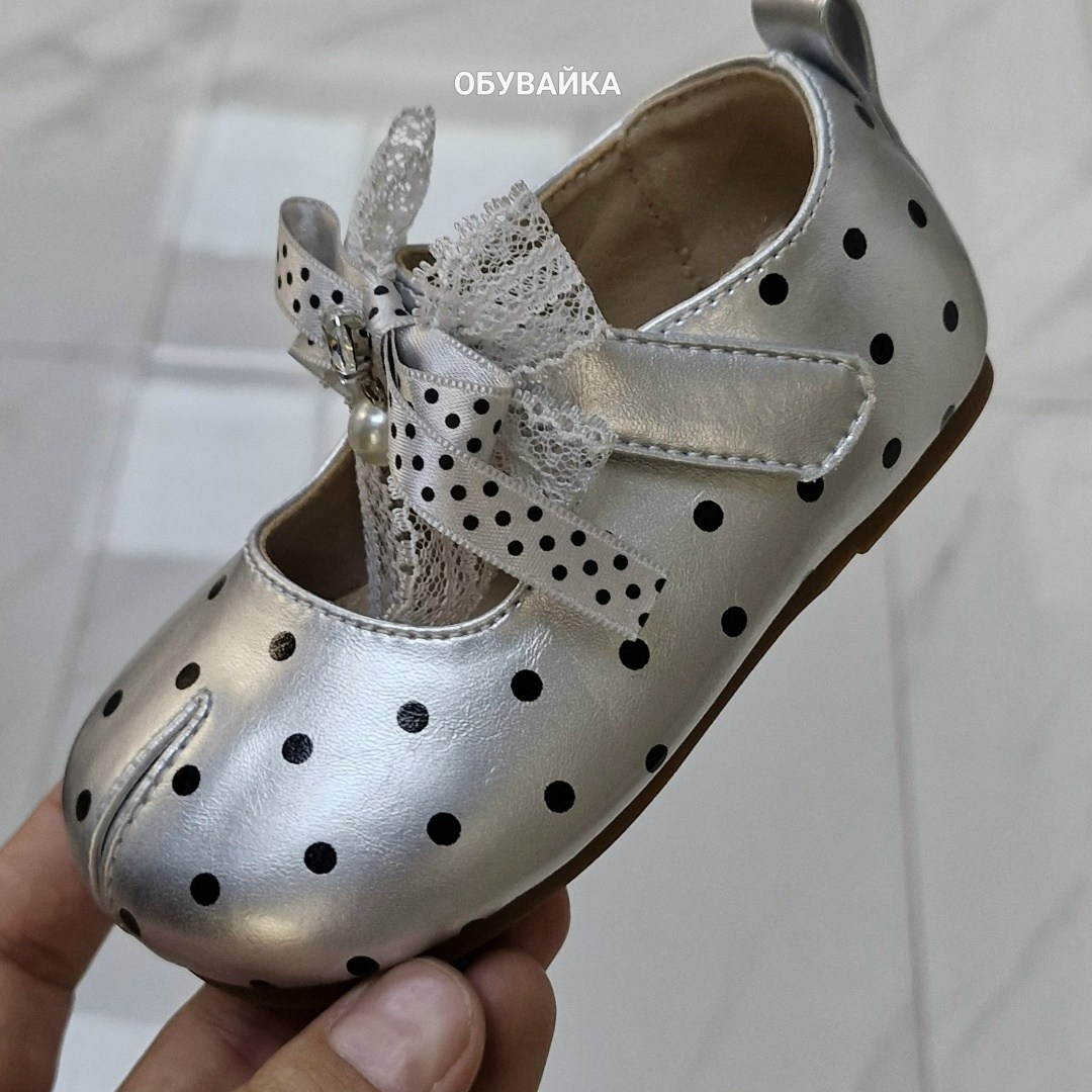 ,детская , для малышей,туфли детские в горошек,туфли девочки