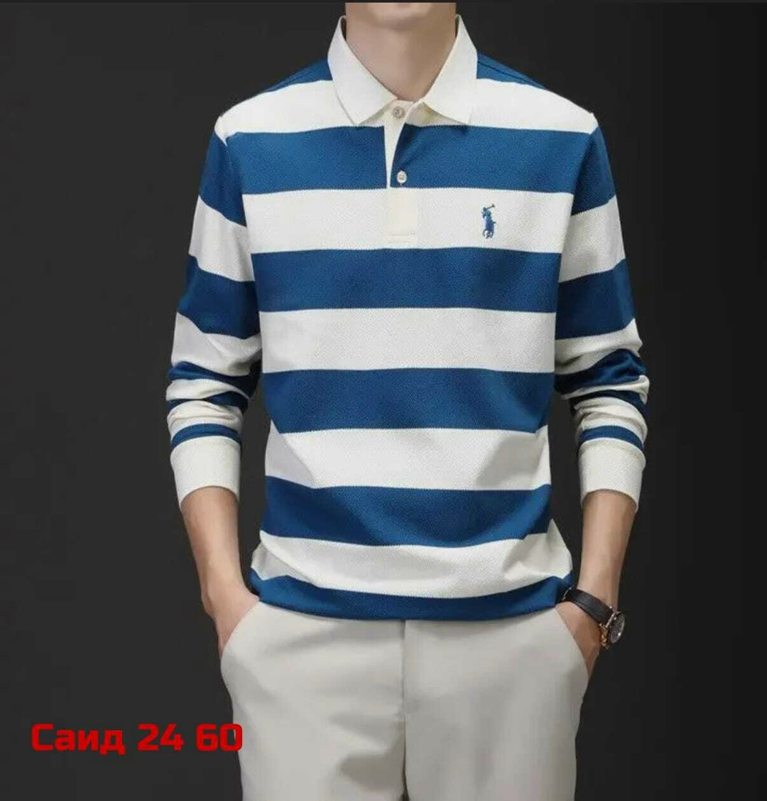 polo ralph lauren рубашка поло в полоску белый,поло кофта,мужская мода,полосатая рубашка поло с длинными рукавами polo ralph lauren синий,джемпера мужские