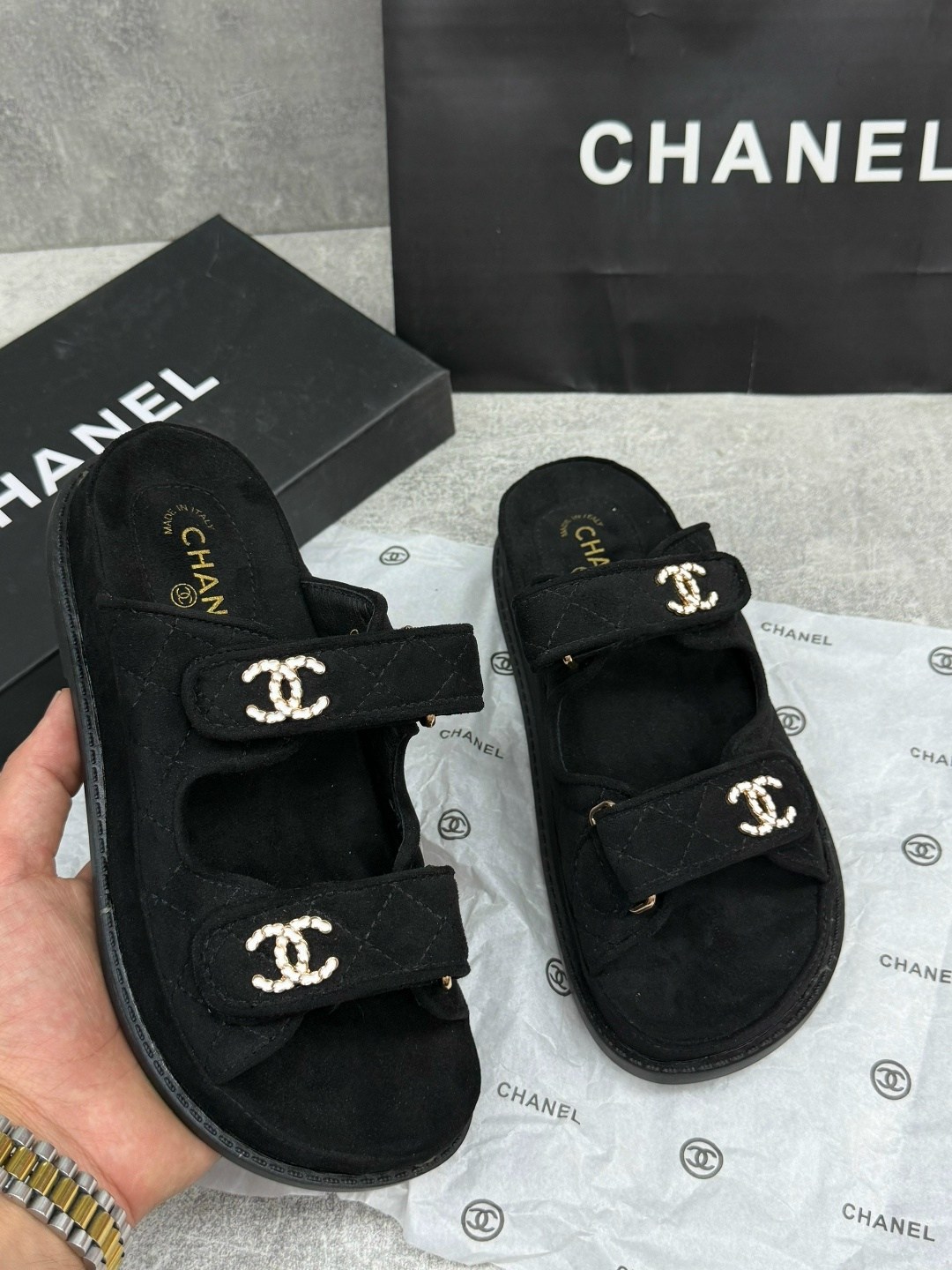 босоножки chanel,шлепанцы chanel,сандалии chanel,женские тапочки стиль chanel,шлепанцы женский chanel