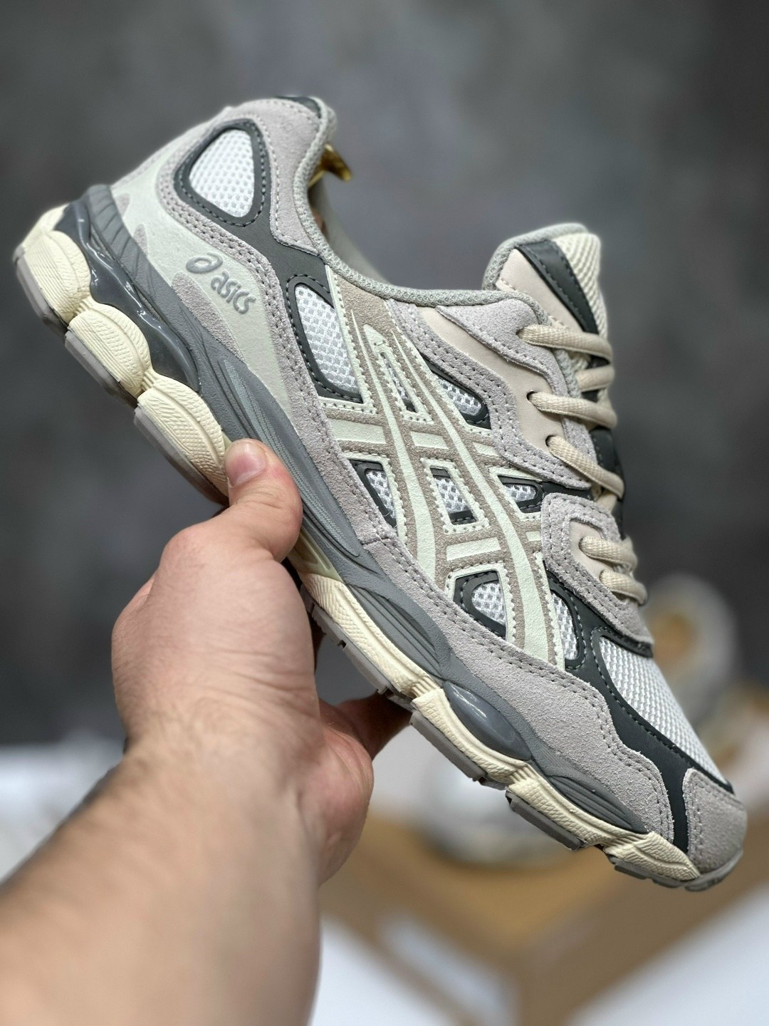 кроссовки asics gel-nyc oyster grey,кроссовки asics,кроссовки asics gel nyc,кроссовки asics gel,мужские кроссовки asics