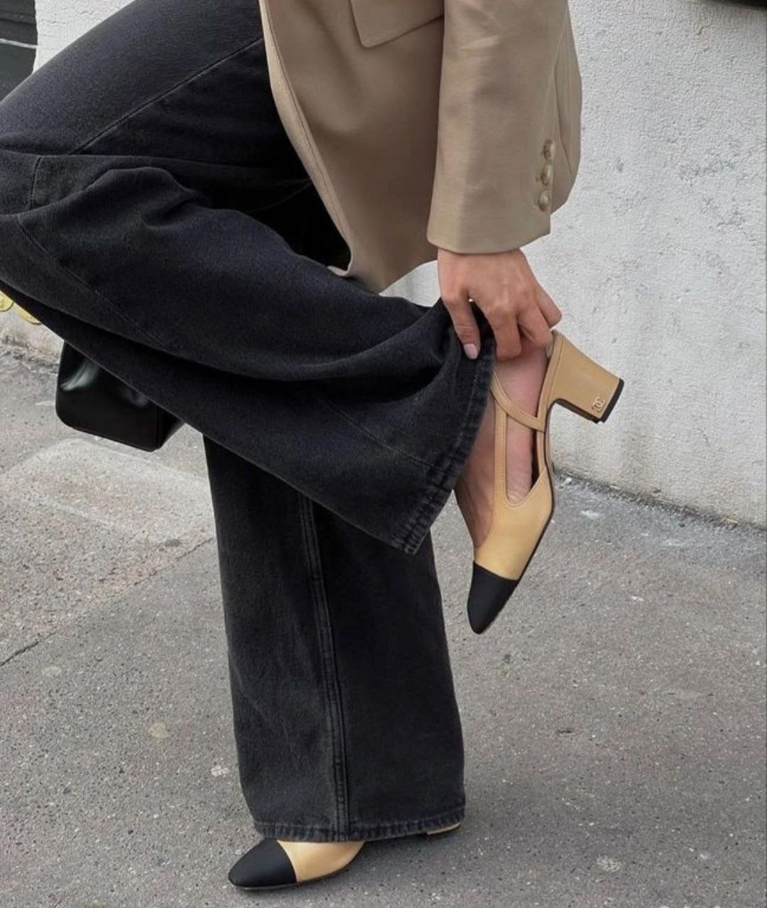 летние туфли на каблуке,туфли chanel slingback,стильная ,туфли каблук,туфли лодочки женские