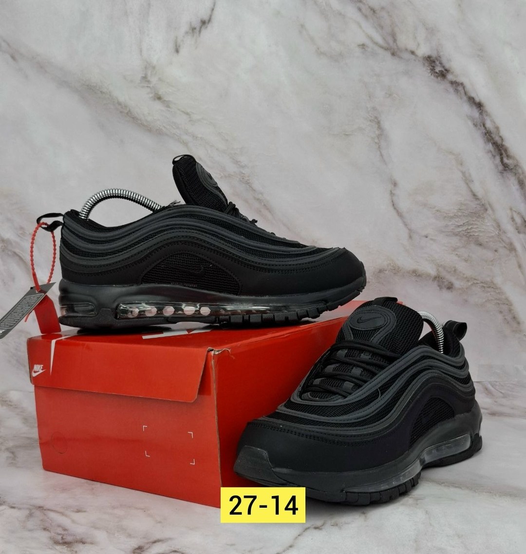 кроссовки,кроссовки nike air max 97,nike air max 97,nike air max 97 triple black,кроссовки nike air max 97 мужские