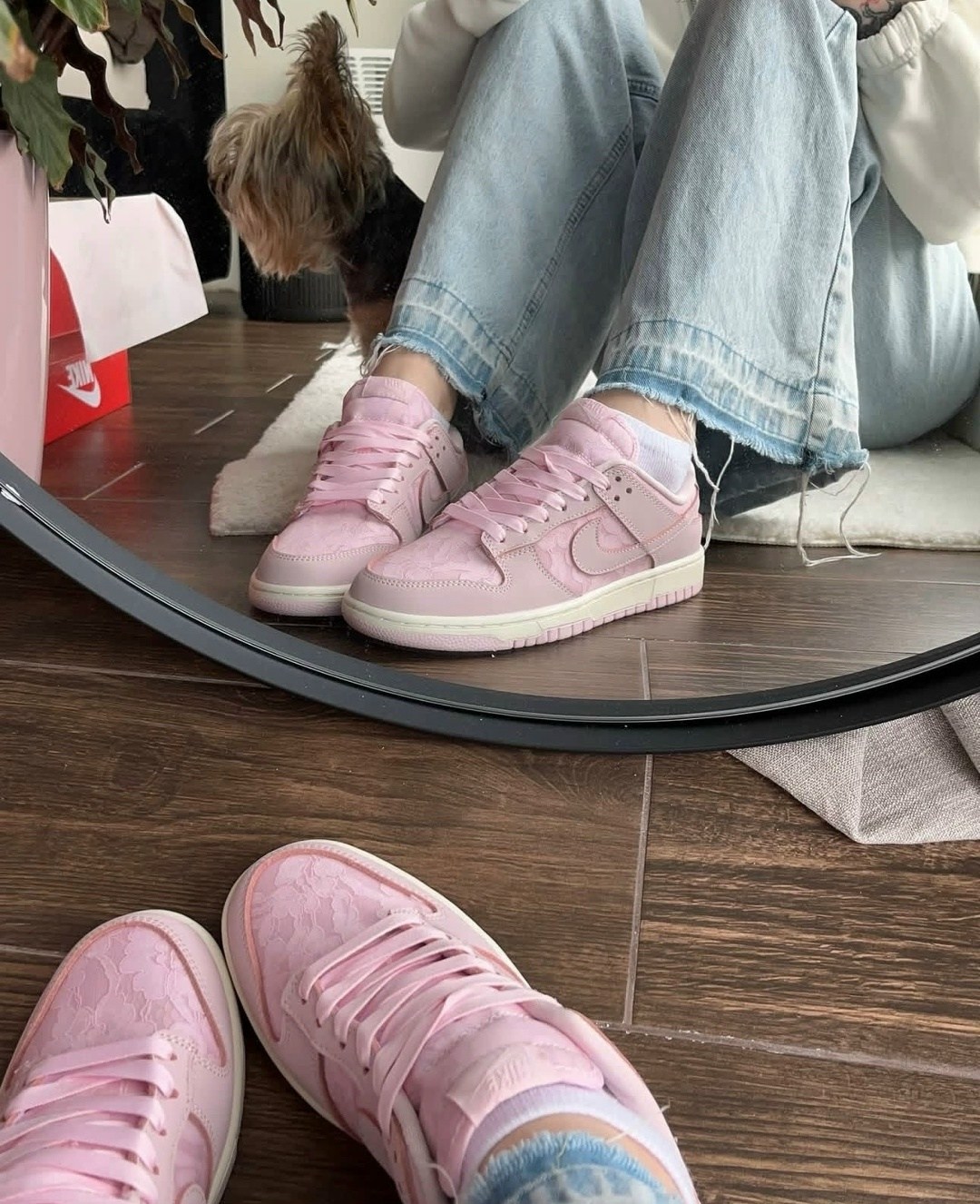 nike dunk low pink,dunk low nike,кроссовки,кроссовки nike wmns dunk low 'lace pack - regal pink' розовый,розовые nike dunk low