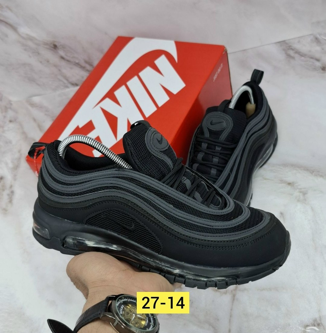 кроссовки,кроссовки nike air max 97,nike air max 97,nike air max 97 triple black,кроссовки nike air max 97 мужские