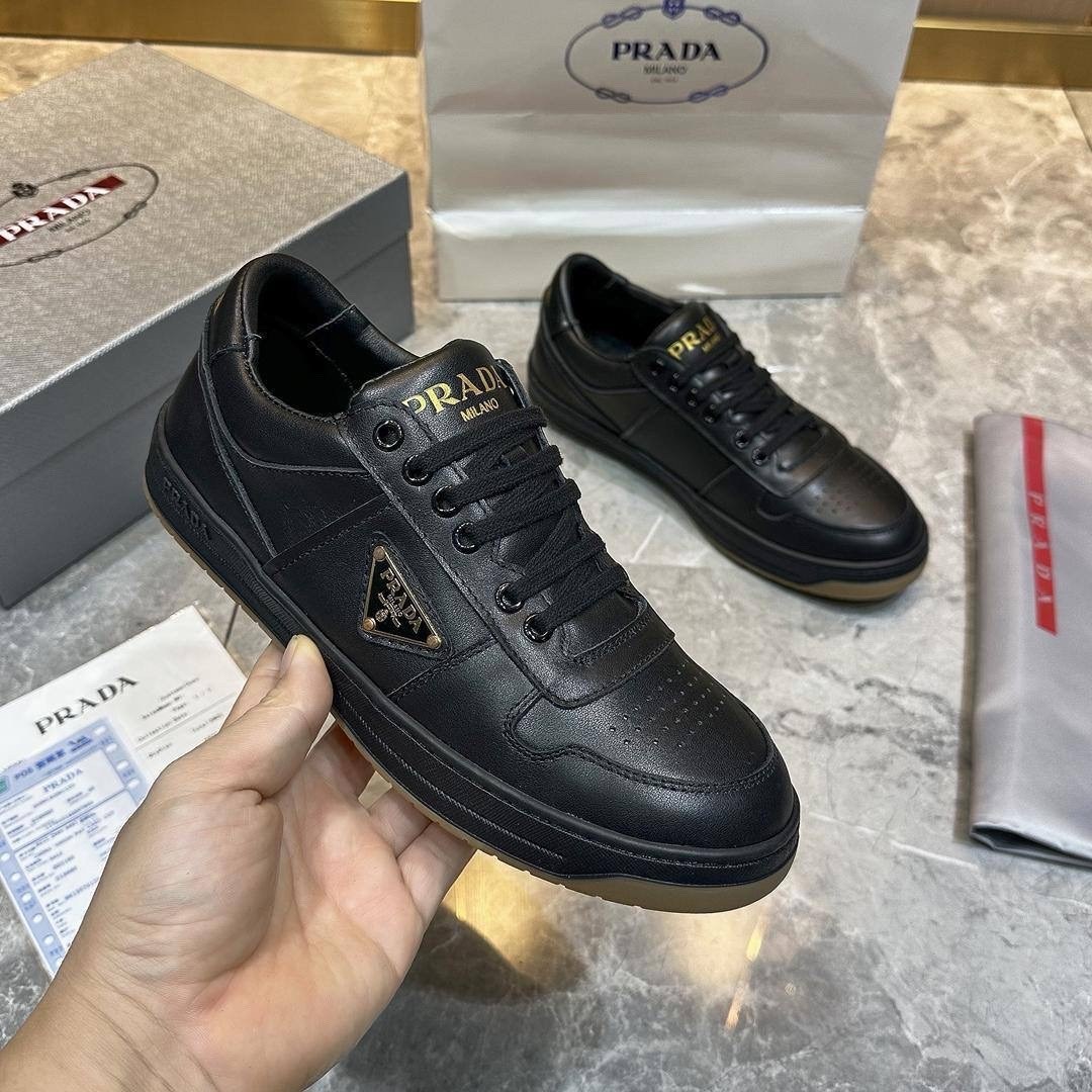 мужские кроссовки prada,кроссовки prada,кроссовки прада мужские черные кожаные,,кеды прада мужские