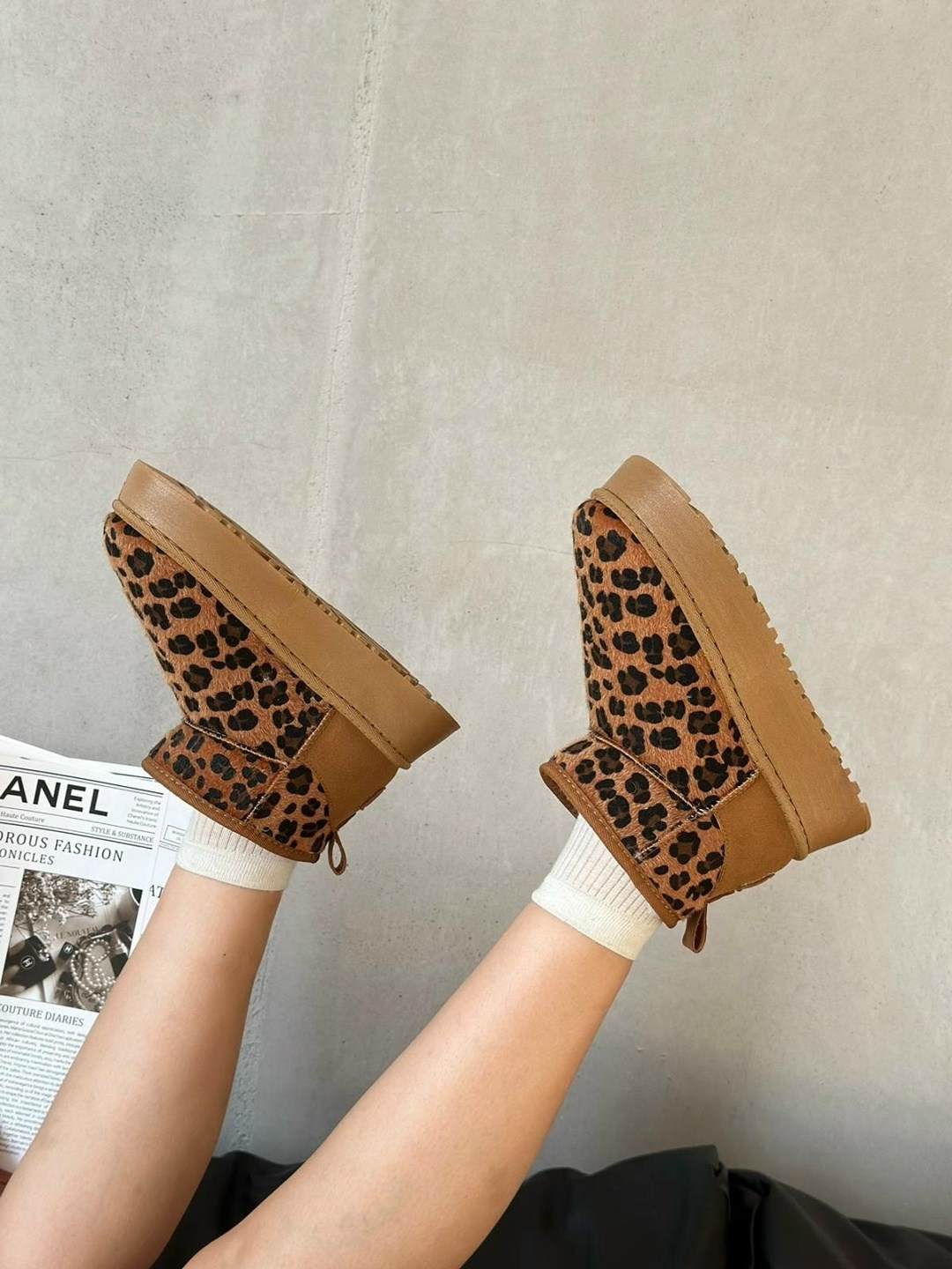 леопардовые угги женские короткие shoe world 264220472,угги женские,,леопардовые угги,зимние угги на платформе