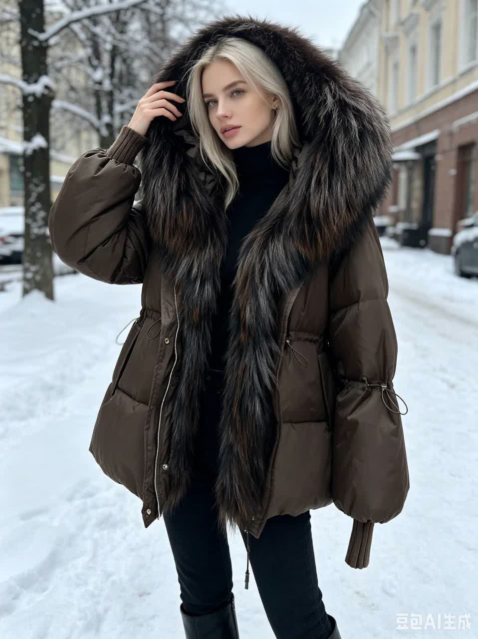 пуховик с натуральным мехом,пуховик женский,пуховик,зимние женские пуховики,короткий пуховик
