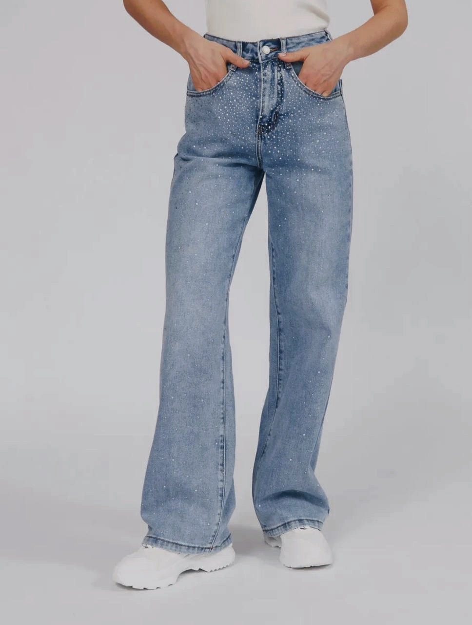 женские джинсы,джинсы с широкими штанинами ww0ww43705 tommy hilfiger синий,джинсы широкие,широкие джинсы женские,брюки джинсы