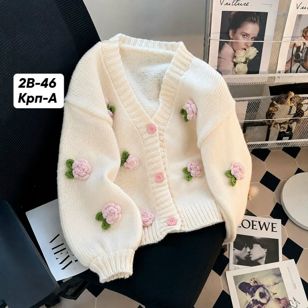 женский вязаный кардиган,кардиган на пуговицах вязаный укороченный gardenia,вязаные кардиганы,кардиган,кардиган кофта на пуговицах вязаный укороченный gardenia