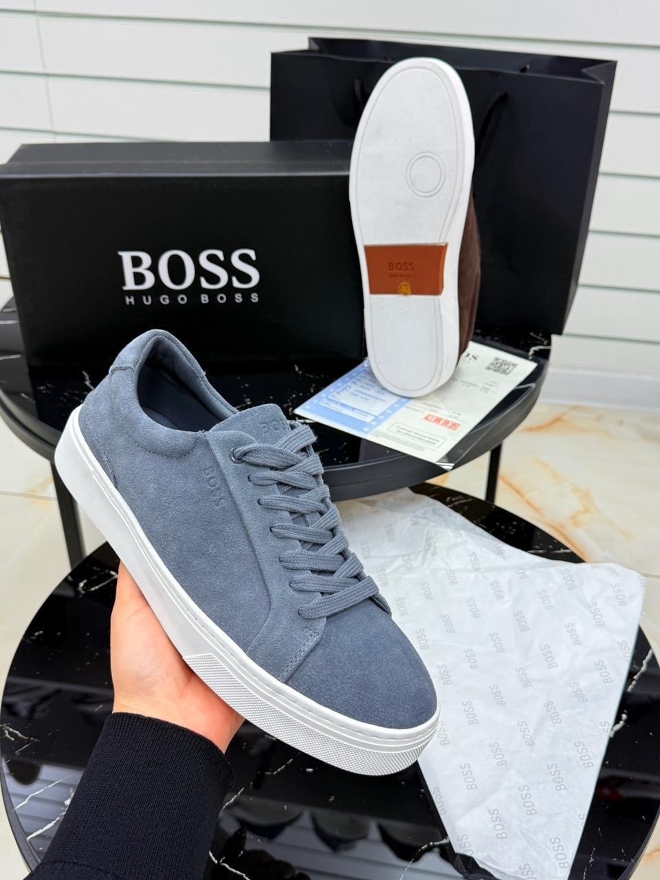 мужские кроссовки boss,кроссовки boss,кроссовки hugo boss мужская кожаная повседневная спортивная ,кроссовки boss boss,кеды boss