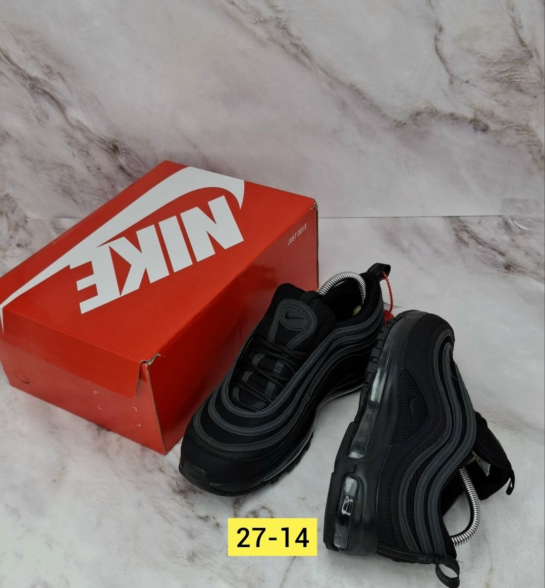 кроссовки,кроссовки nike air max 97,nike air max 97,nike air max 97 triple black,кроссовки nike air max 97 мужские