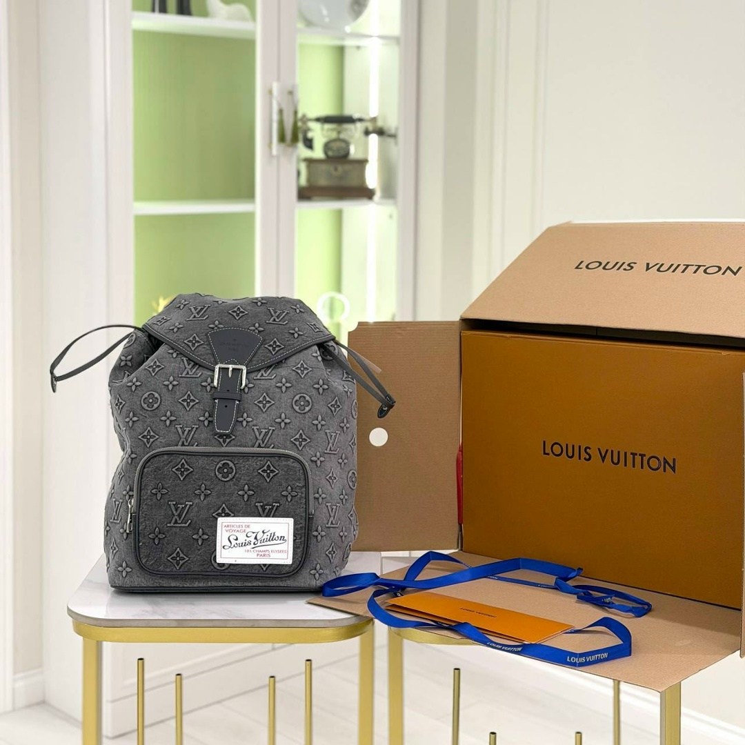 рюкзак женский louis vuitton,рюкзак louis vuitton,рюкзак луи виттон,сумка - рюкзак louis vuitton denim,джинсовый рюкзак