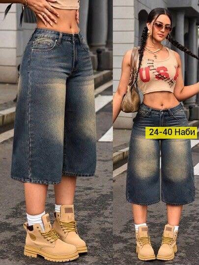 женские джинсы,шорты y2k бермуды багги джинсовые juliche 237277070,шорты y2k бермуды багги джинсовые juliche,одежда кэжуал,джинсовые шорты