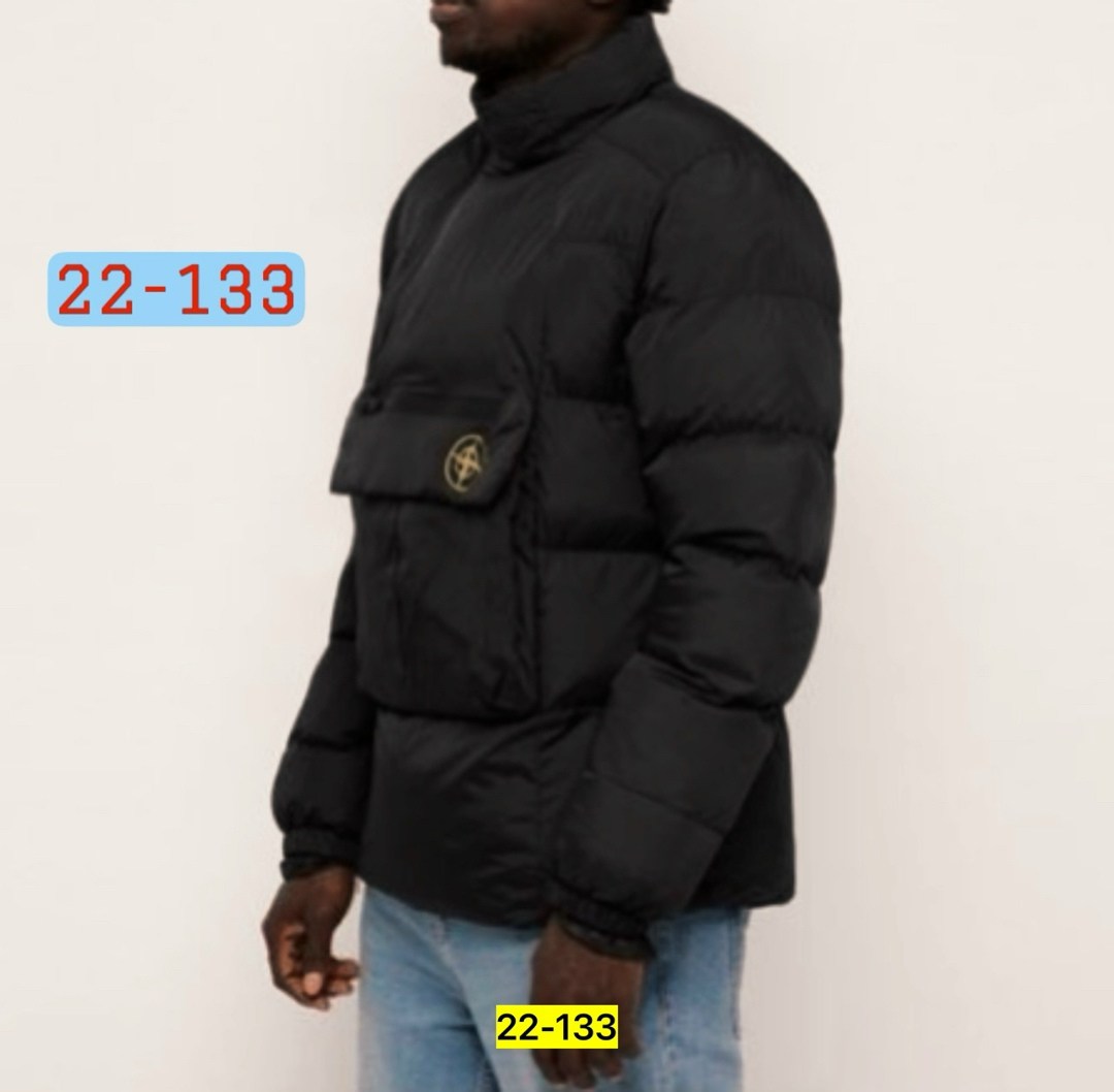 куртка зимняя stone island,stone island пуховик мужской,куртка стон айленд пуховик,stone island черный полиамидовый пуховик для мужчин,пуховик stone island