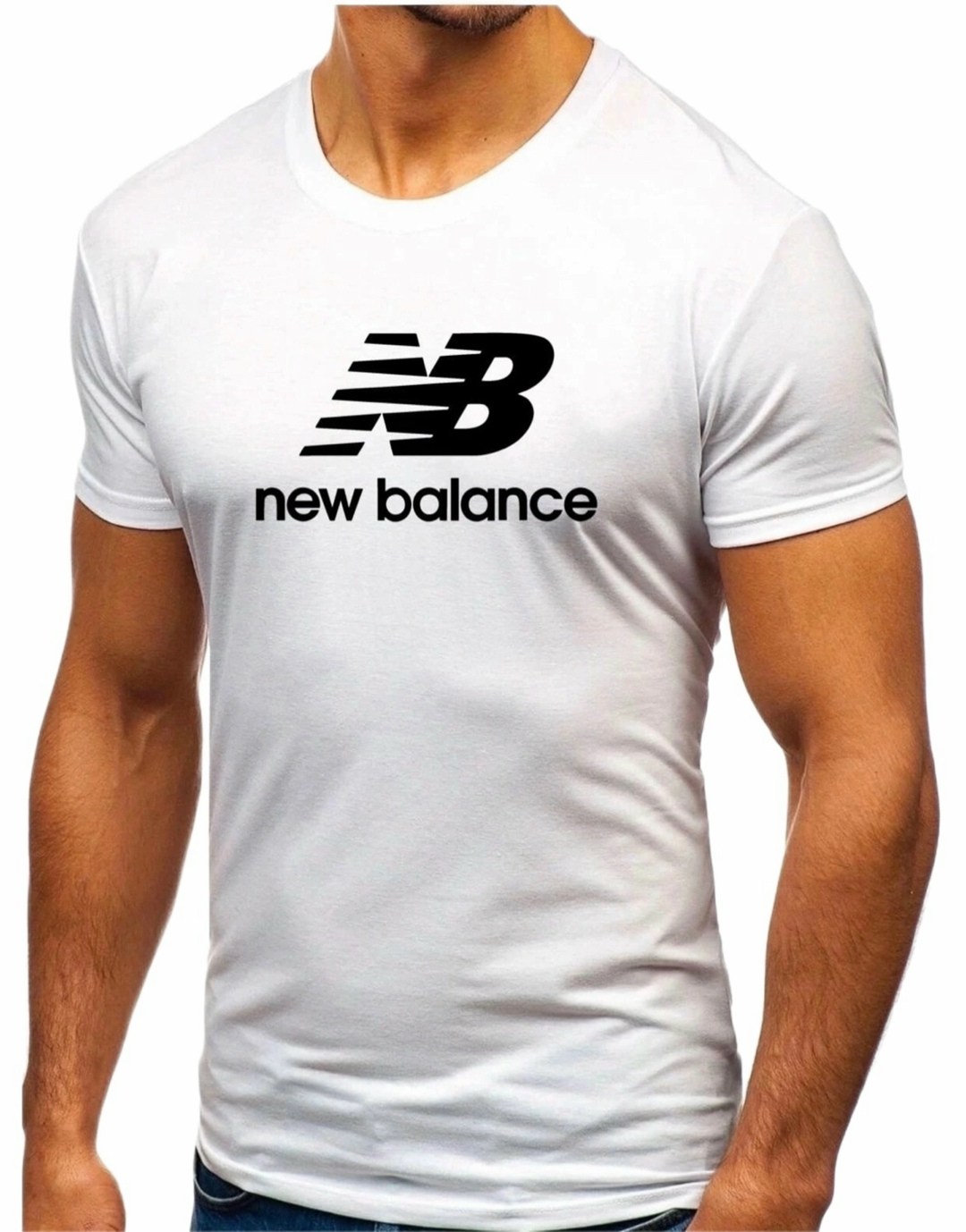 футболка new balance,футболка new balance футболка,футболка new balance мужская,футболка с коротким рукавом new balance essentials stacked logo cotton, синий,футболка с принтом essentials stacked logo