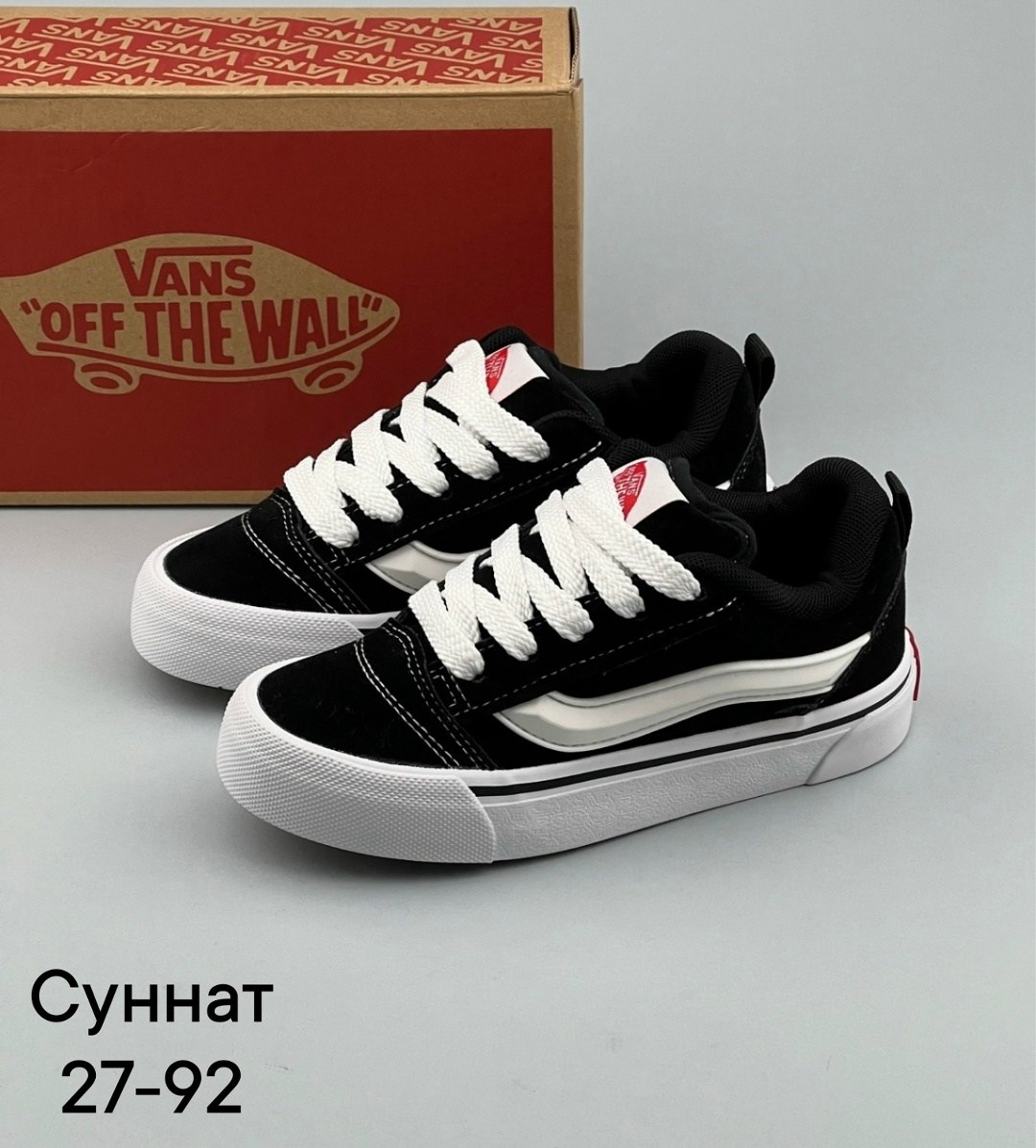 кеды vans knu skool,детские кроссовки vans,,кроссовки ванс,кеды vans