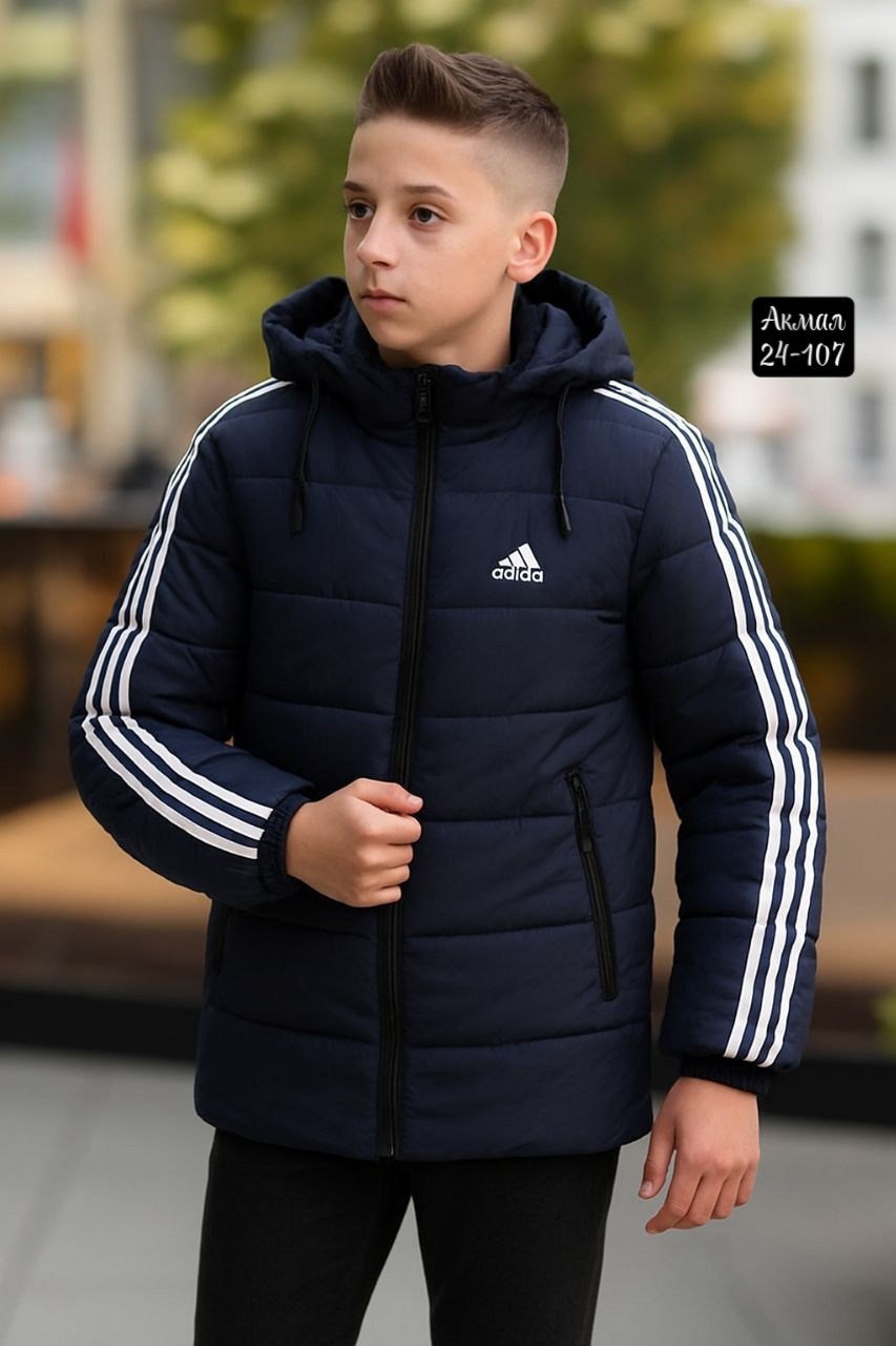 куртка зимняя adidas,мужские пуховики adidas,пуховик adidas,подростковая куртка,пуховик 3-stripes adidas