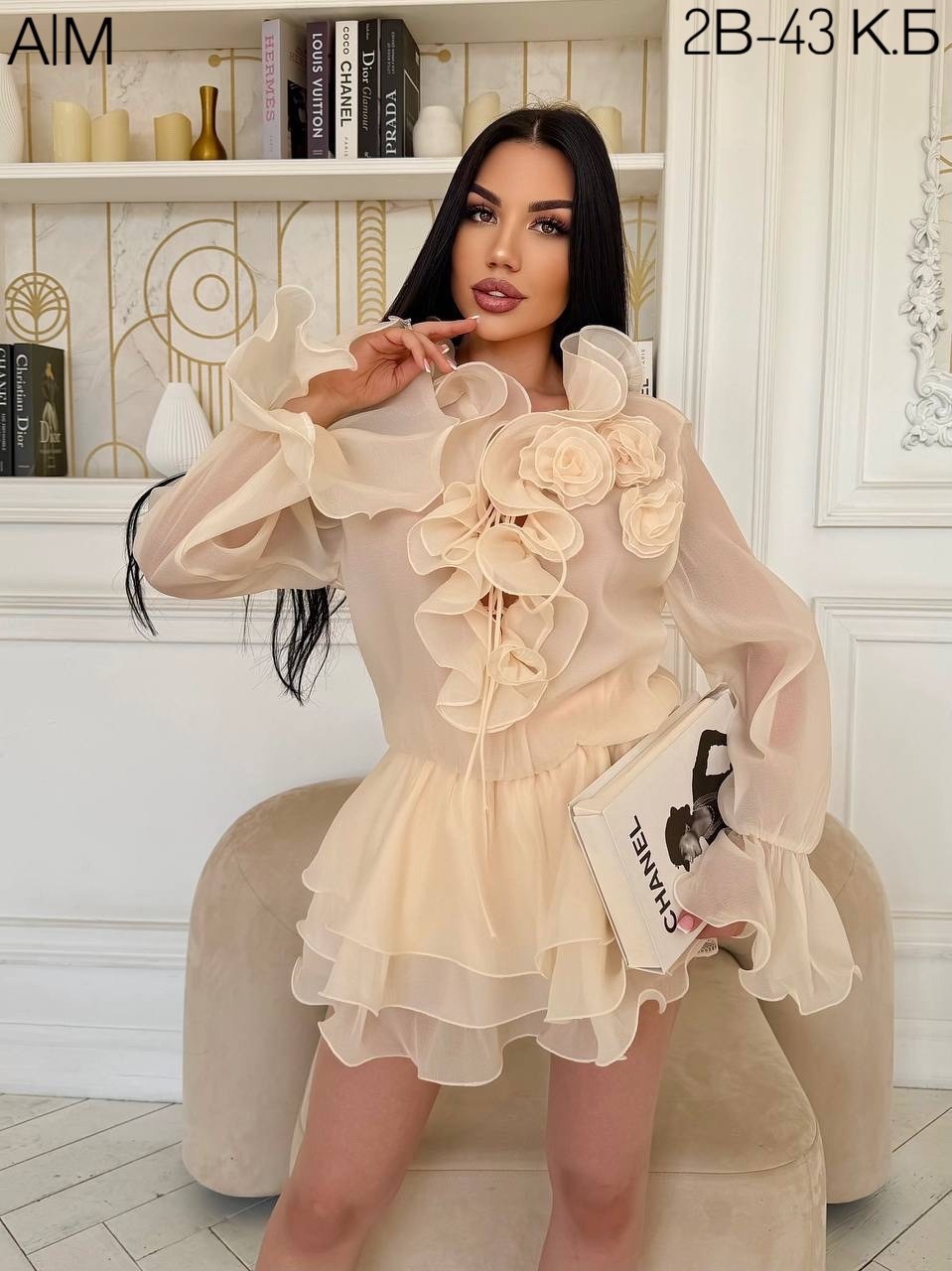 платье с рюшами,стильное платье,модное платье,шифоновое платье с рюшами,розовое платье с воланами
